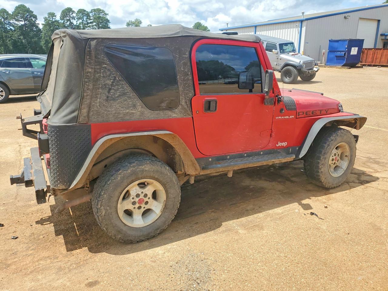 2001 Jeep Wrangler / Tj Se Red vin: 1J4FA29P81P361093