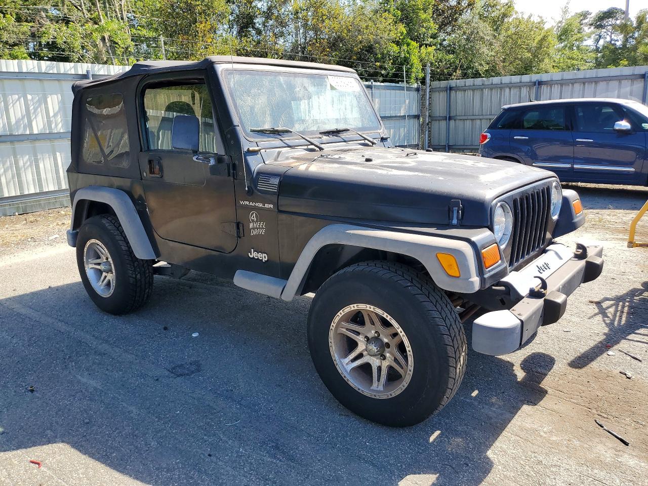 2002 Jeep Wrangler / Tj Se Black vin: 1J4FA29P82P729340