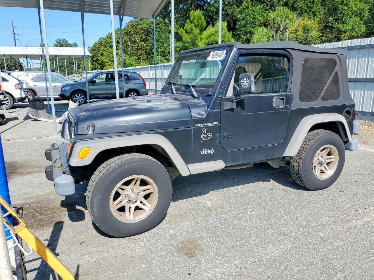 2002 Jeep Wrangler / Tj Se Black vin: 1J4FA29P82P729340