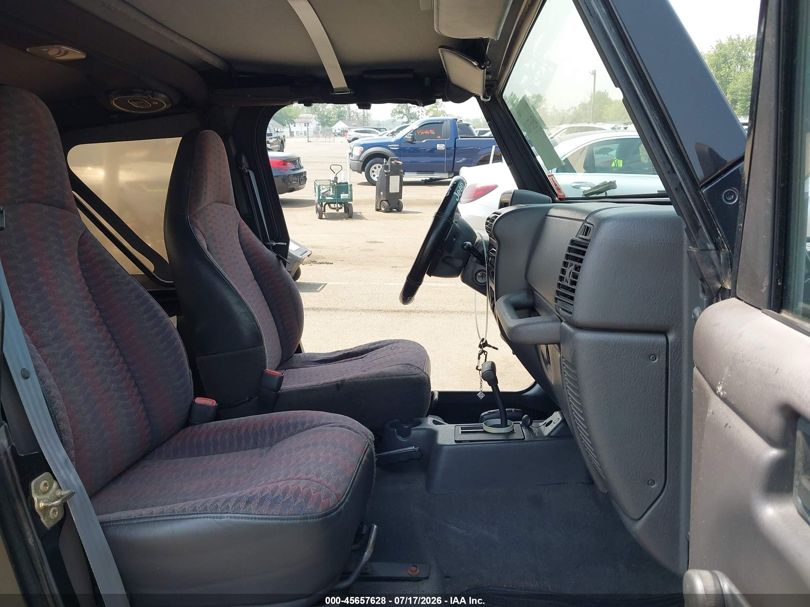2000 Jeep Wrangler Se Black vin: 1J4FA29P8YP710246