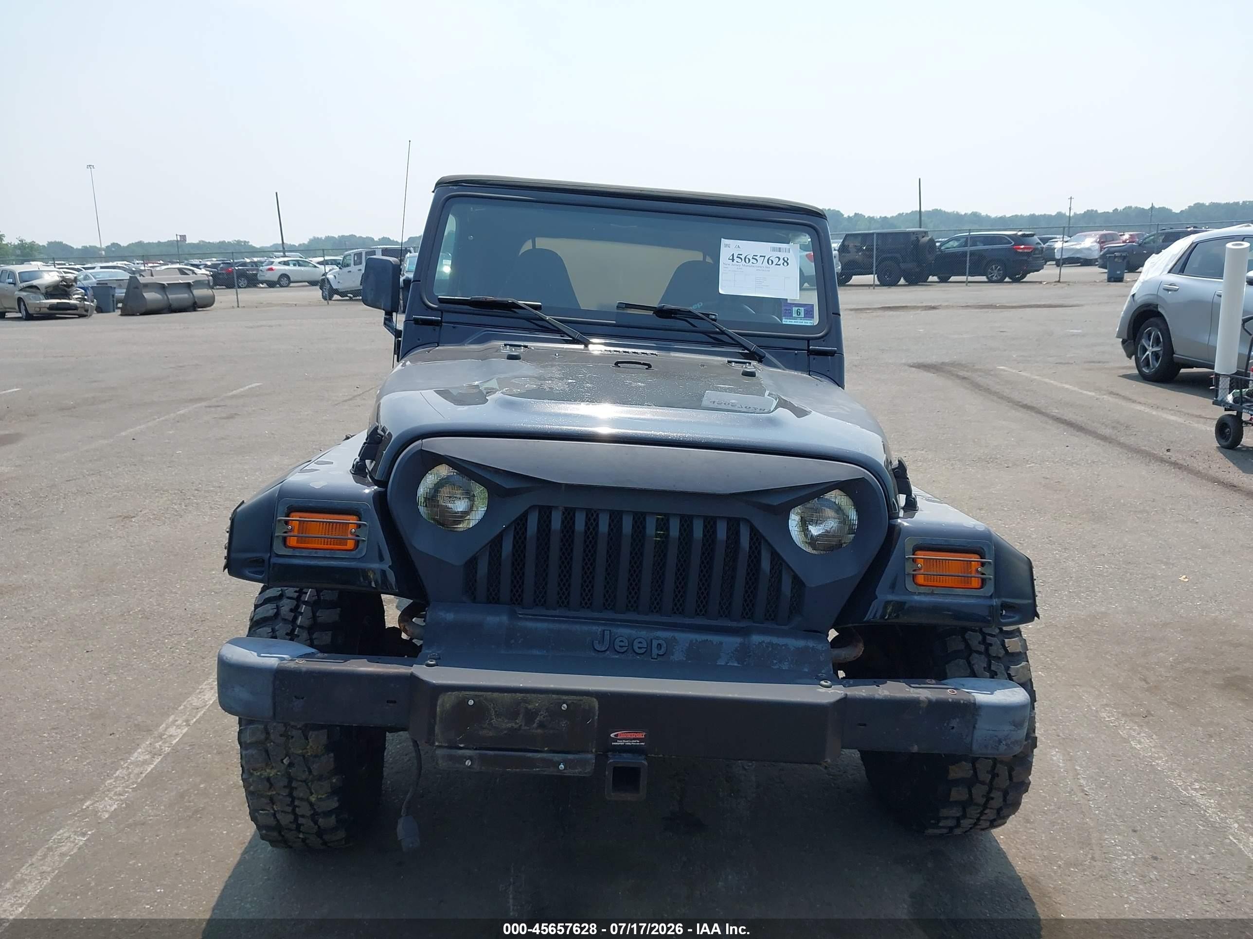 2000 Jeep Wrangler Se Black vin: 1J4FA29P8YP710246