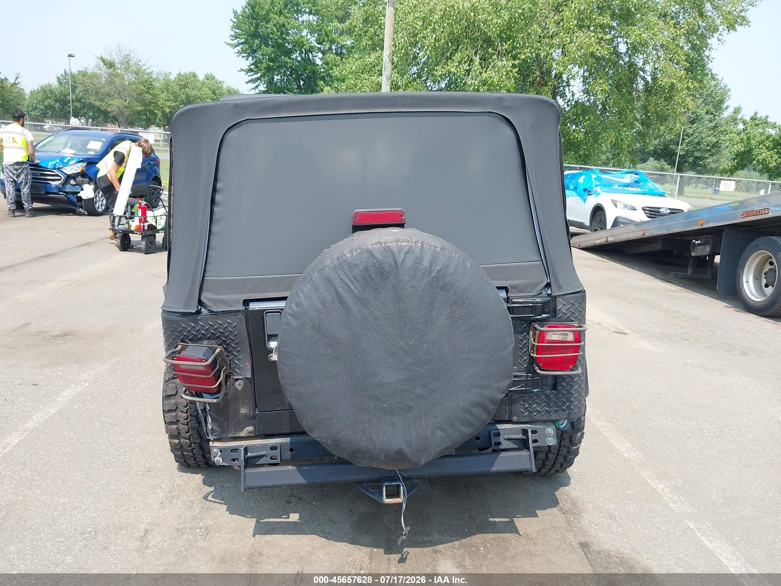 2000 Jeep Wrangler Se Black vin: 1J4FA29P8YP710246