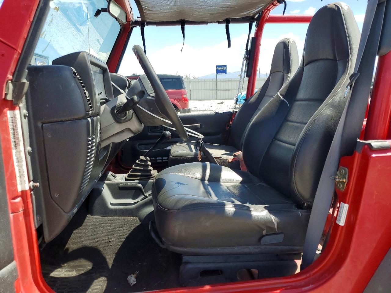 2001 Jeep Wrangler / Tj Se Red vin: 1J4FA29P91P362754
