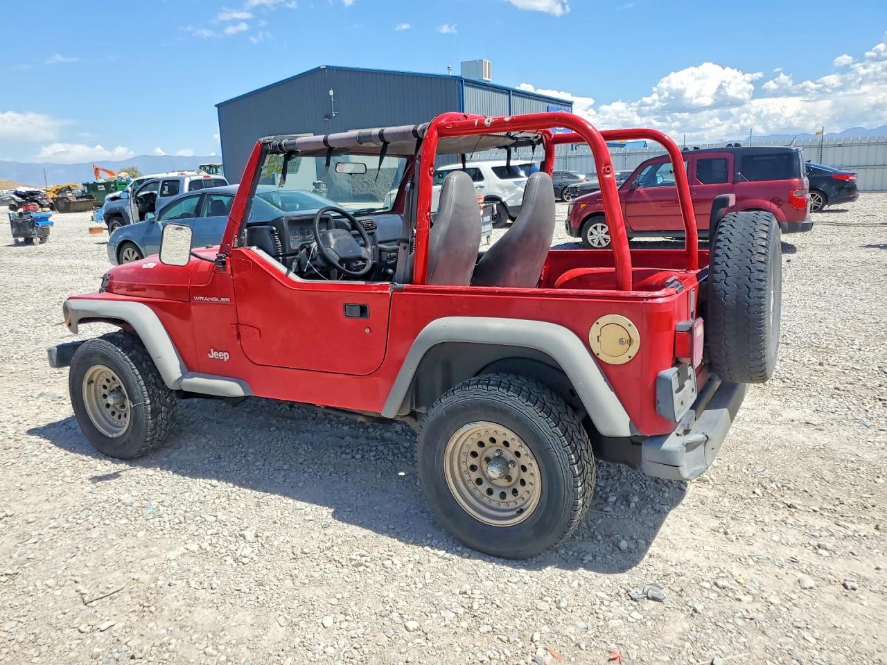 2001 Jeep Wrangler / Tj Se Red vin: 1J4FA29P91P362754