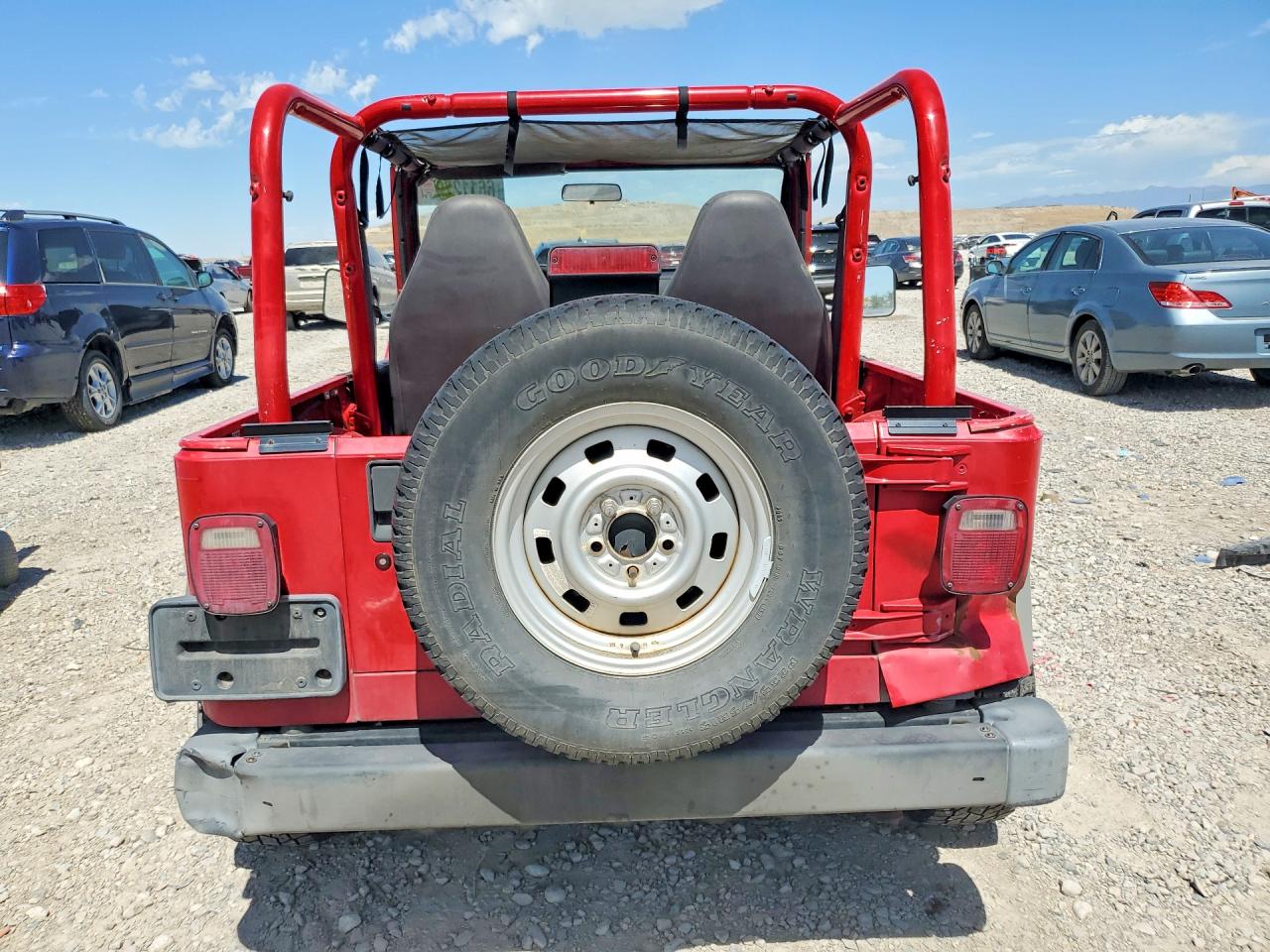 2001 Jeep Wrangler / Tj Se Red vin: 1J4FA29P91P362754