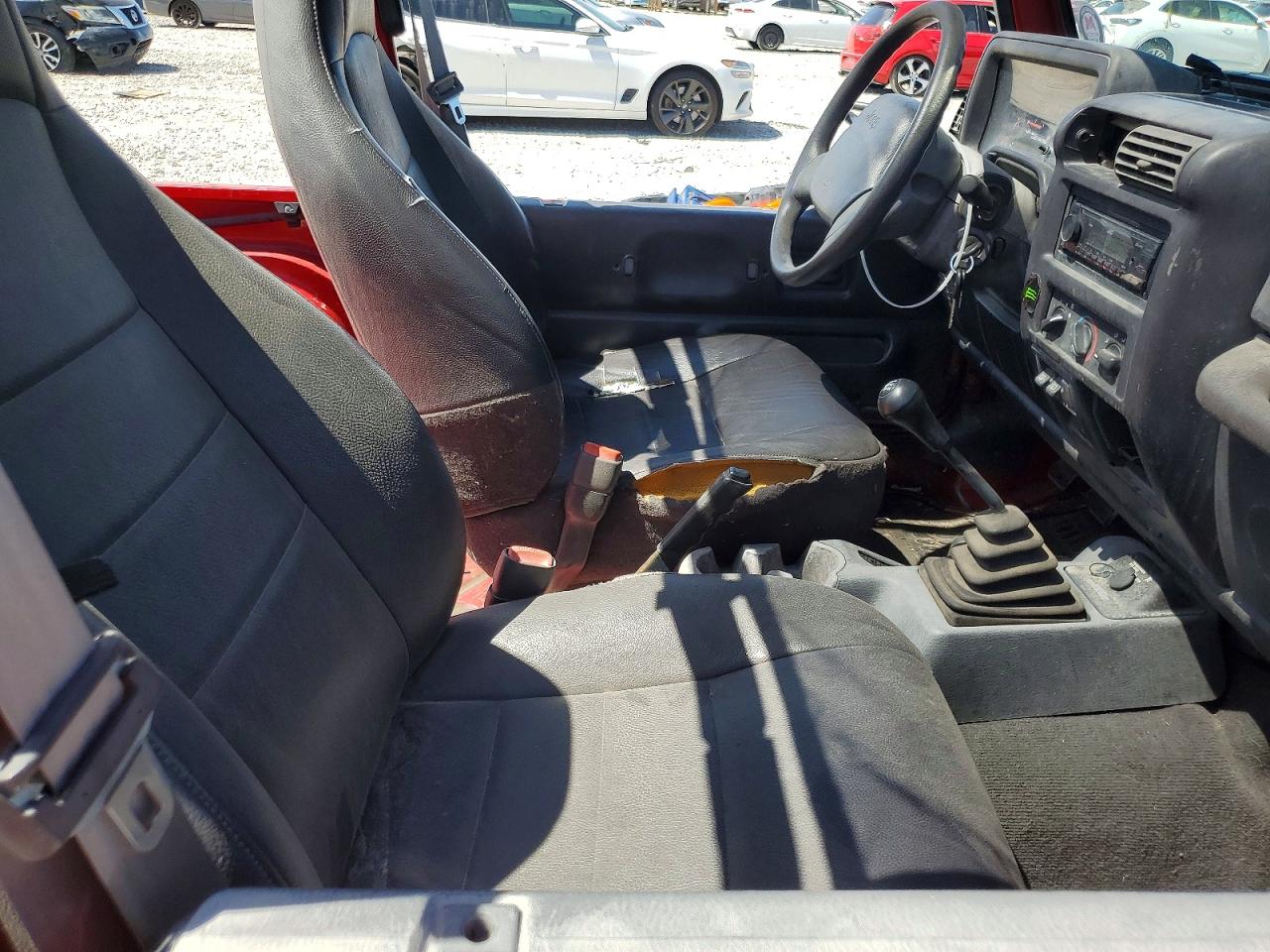 2001 Jeep Wrangler / Tj Se Red vin: 1J4FA29P91P362754