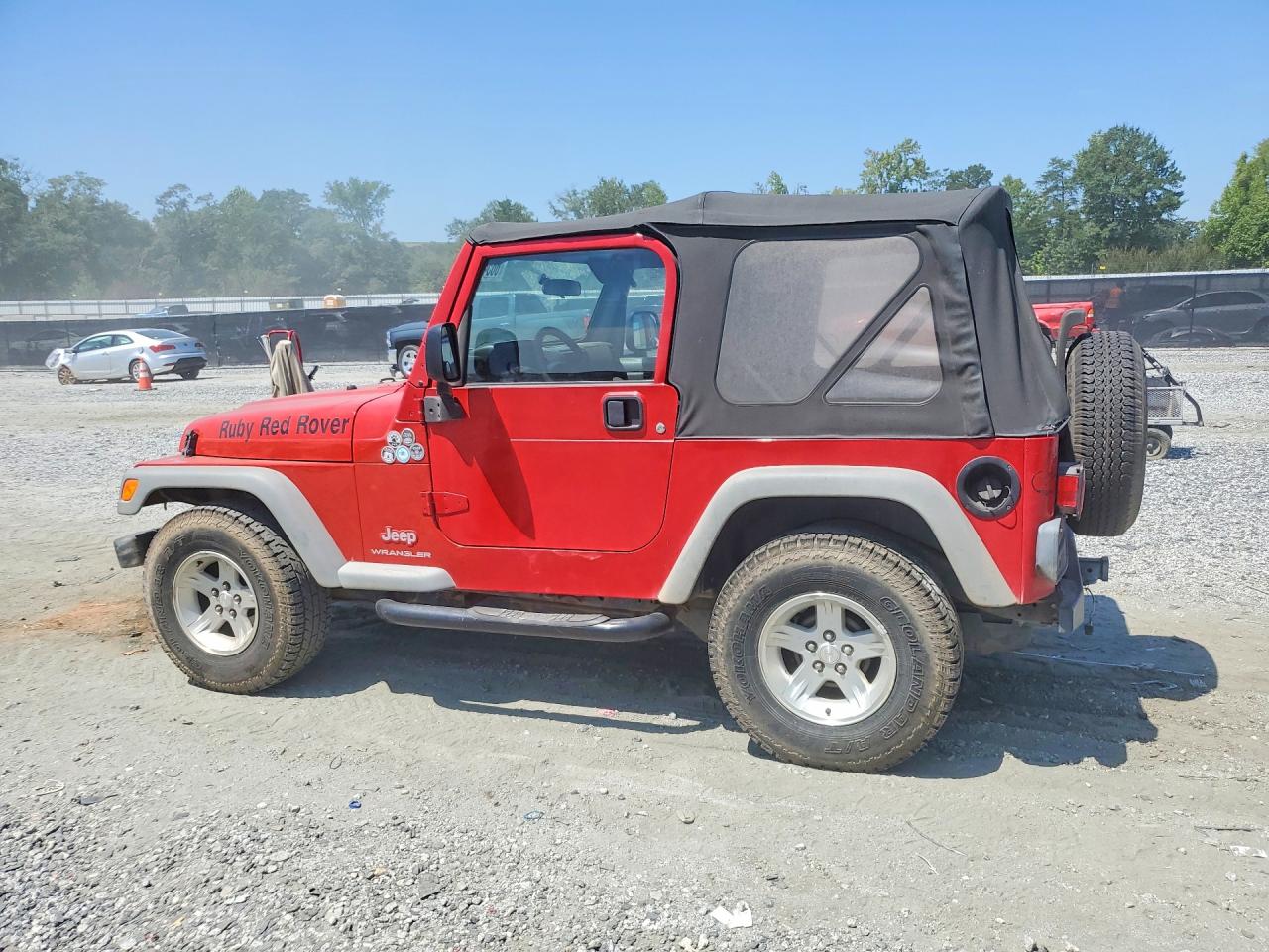 2005 Jeep Wrangler / Tj Se Red vin: 1J4FA29S15P339205