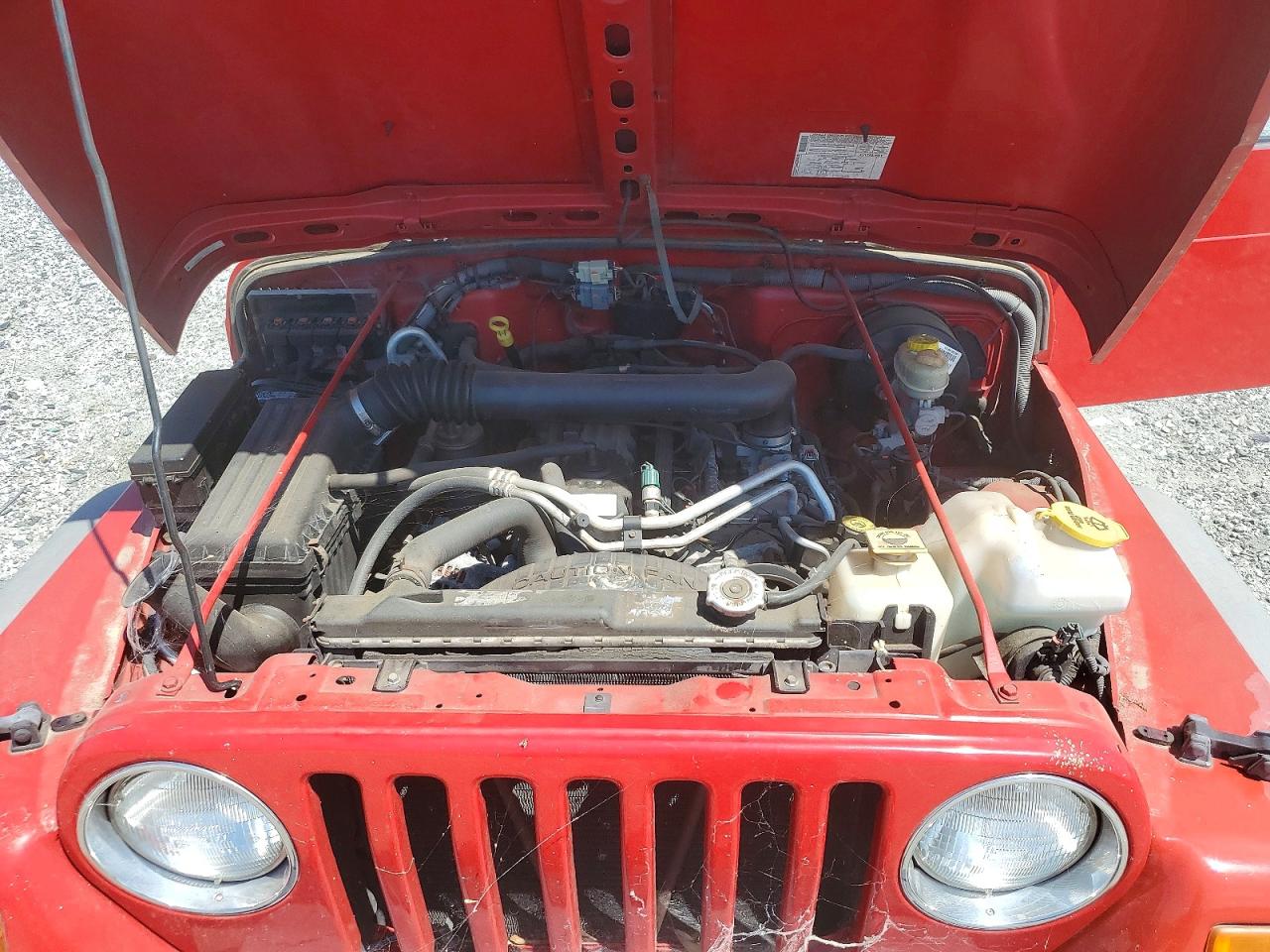 2005 Jeep Wrangler / Tj Se Red vin: 1J4FA29S15P339205