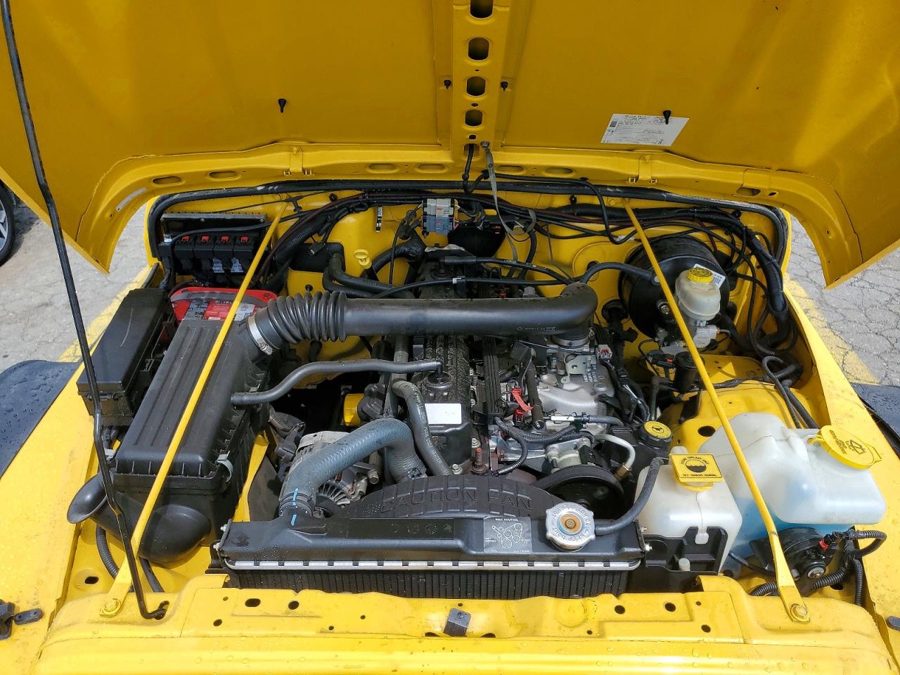 2006 Jeep Wrangler / Tj Se Yellow vin: 1J4FA29S26P760979