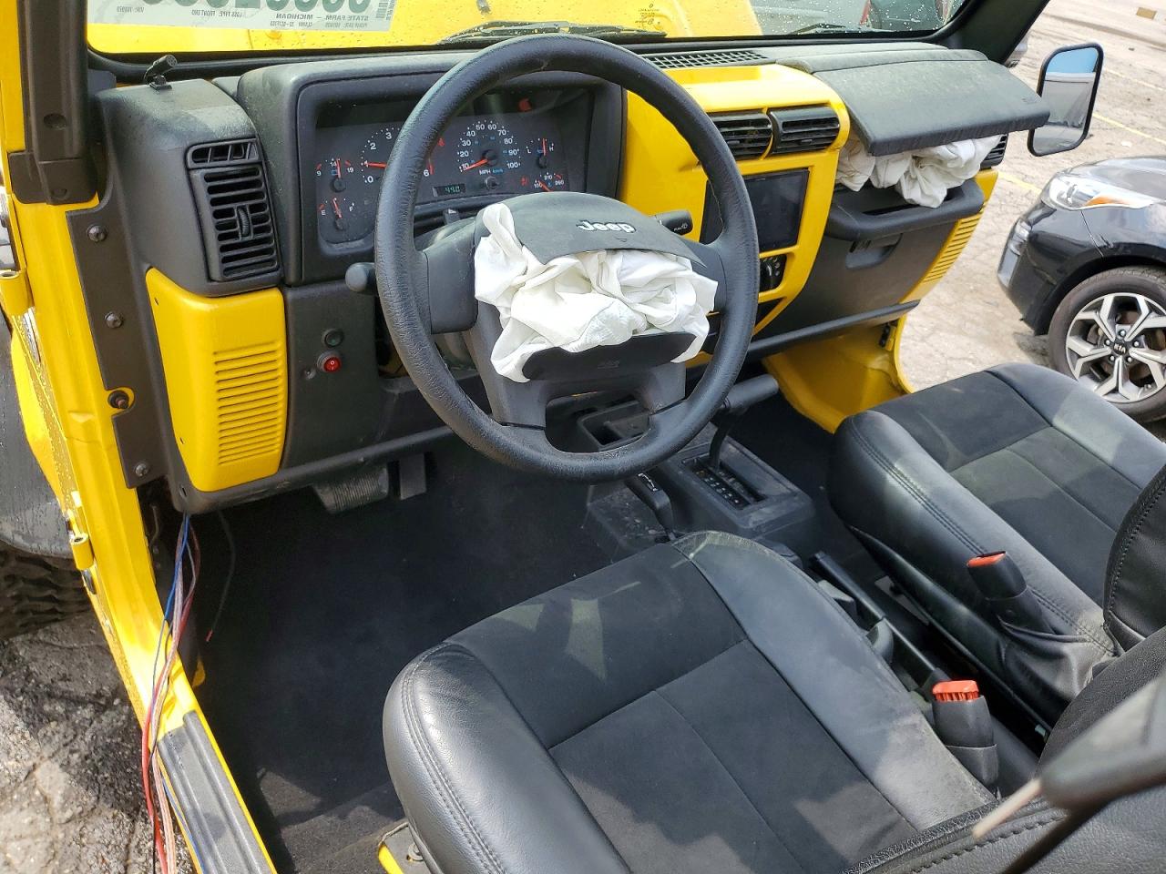 2006 Jeep Wrangler / Tj Se Yellow vin: 1J4FA29S26P760979