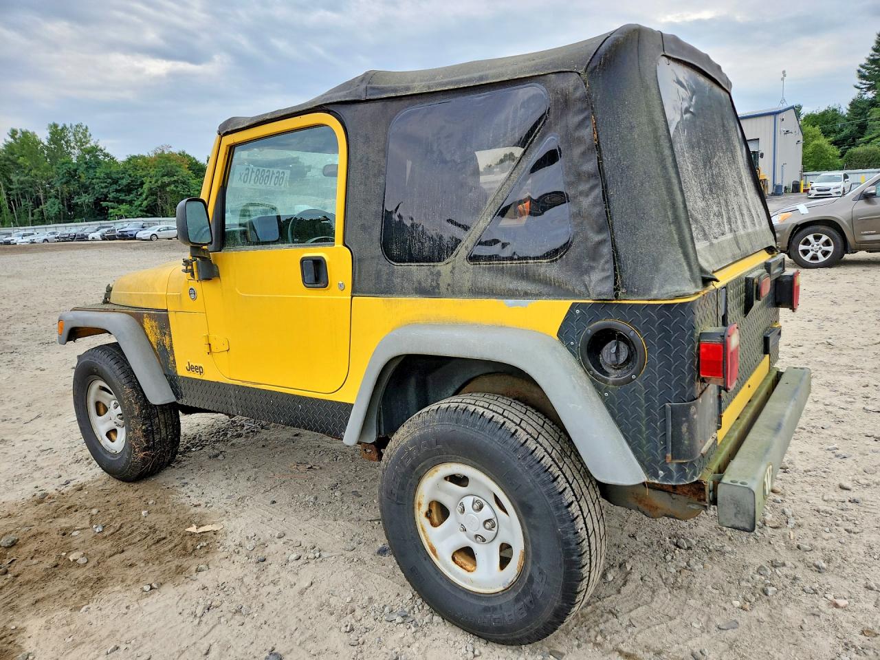 2006 Jeep Wrangler Желтый vin: 1J4FA29S36P763082