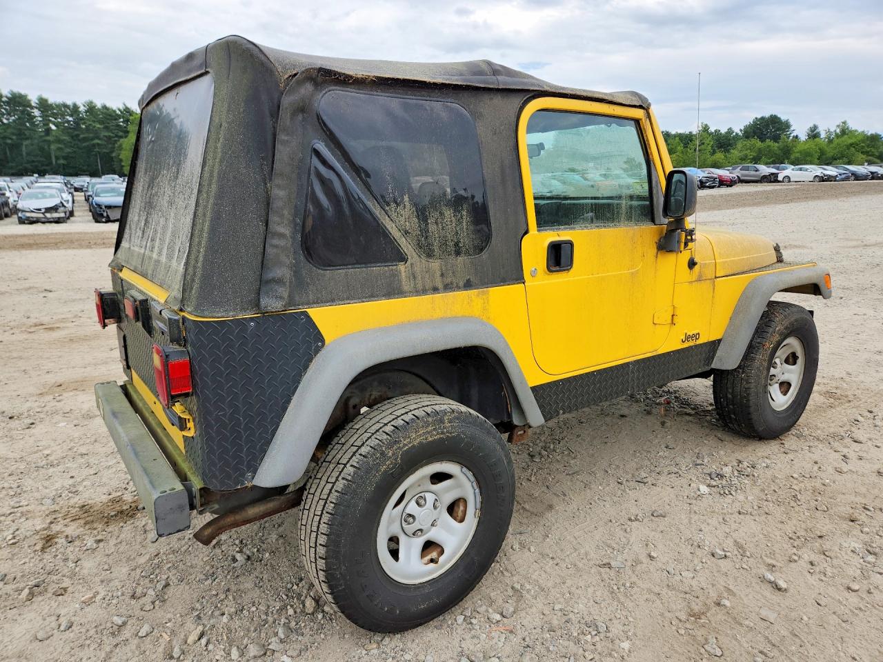 2006 Jeep Wrangler Желтый vin: 1J4FA29S36P763082