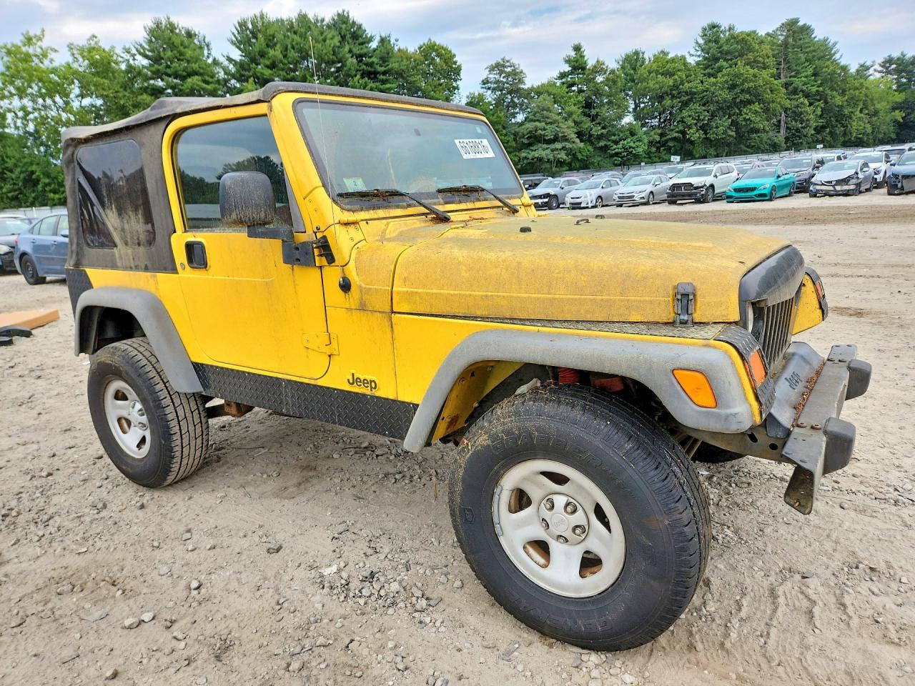 2006 Jeep Wrangler Желтый vin: 1J4FA29S36P763082