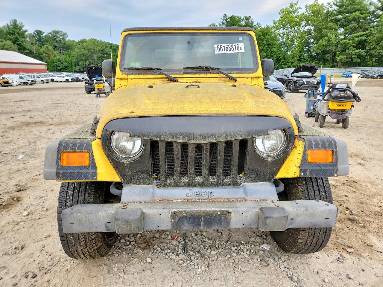 2006 Jeep Wrangler Желтый vin: 1J4FA29S36P763082