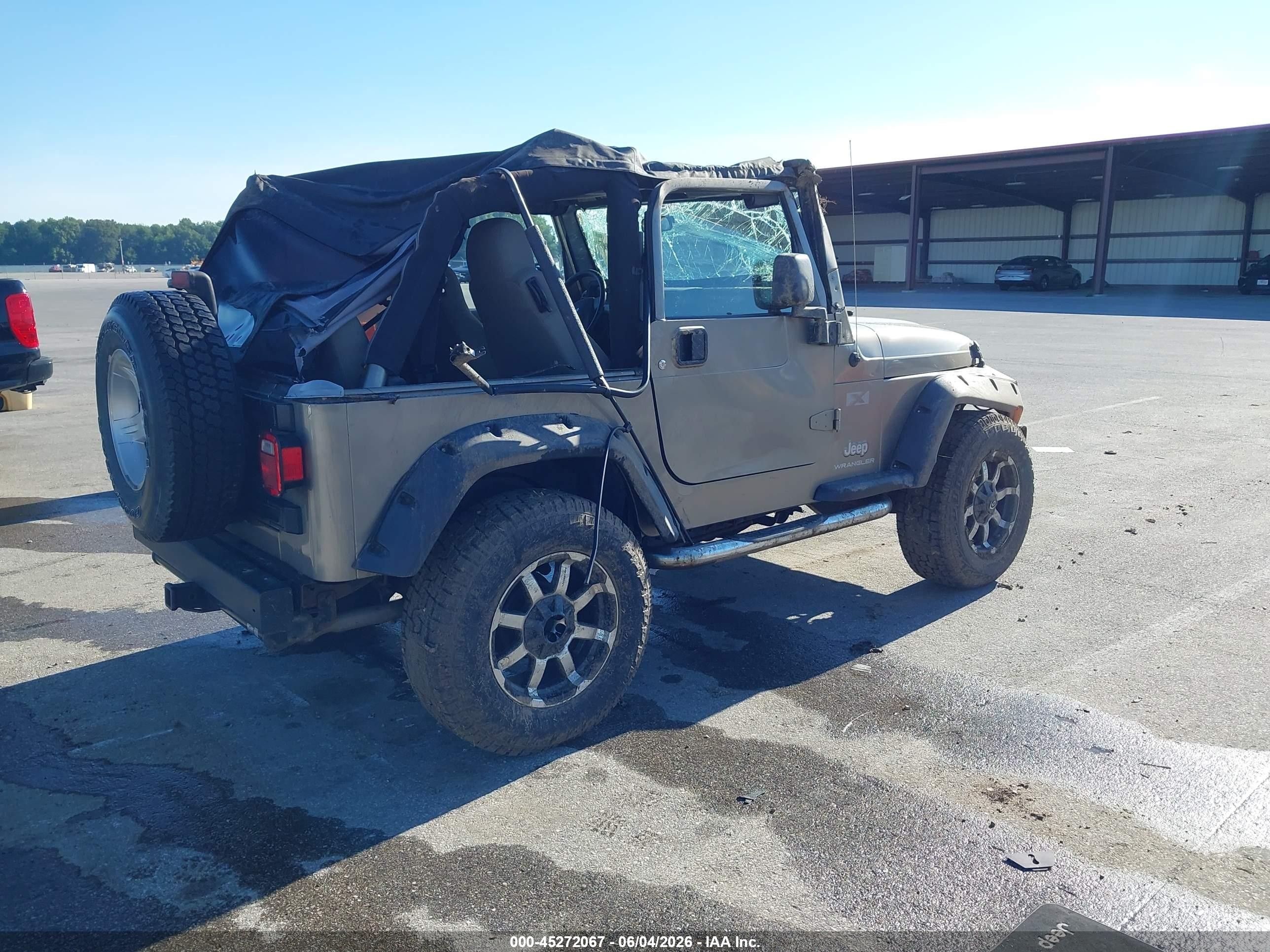 2006 Jeep Wrangler Se Gray vin: 1J4FA29S56P786251