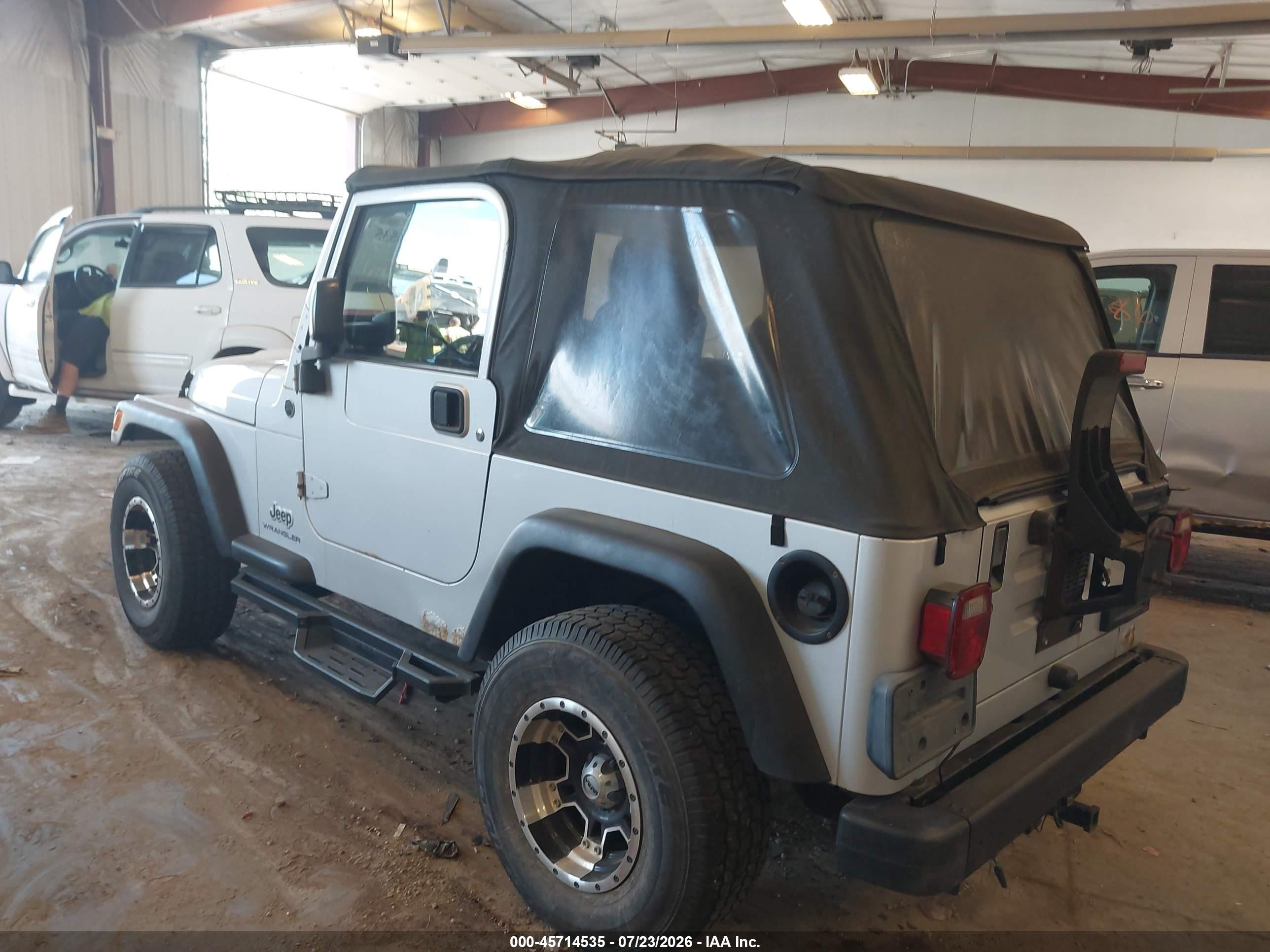 2005 Jeep Wrangler Se Серебряный vin: 1J4FA29S85P321316
