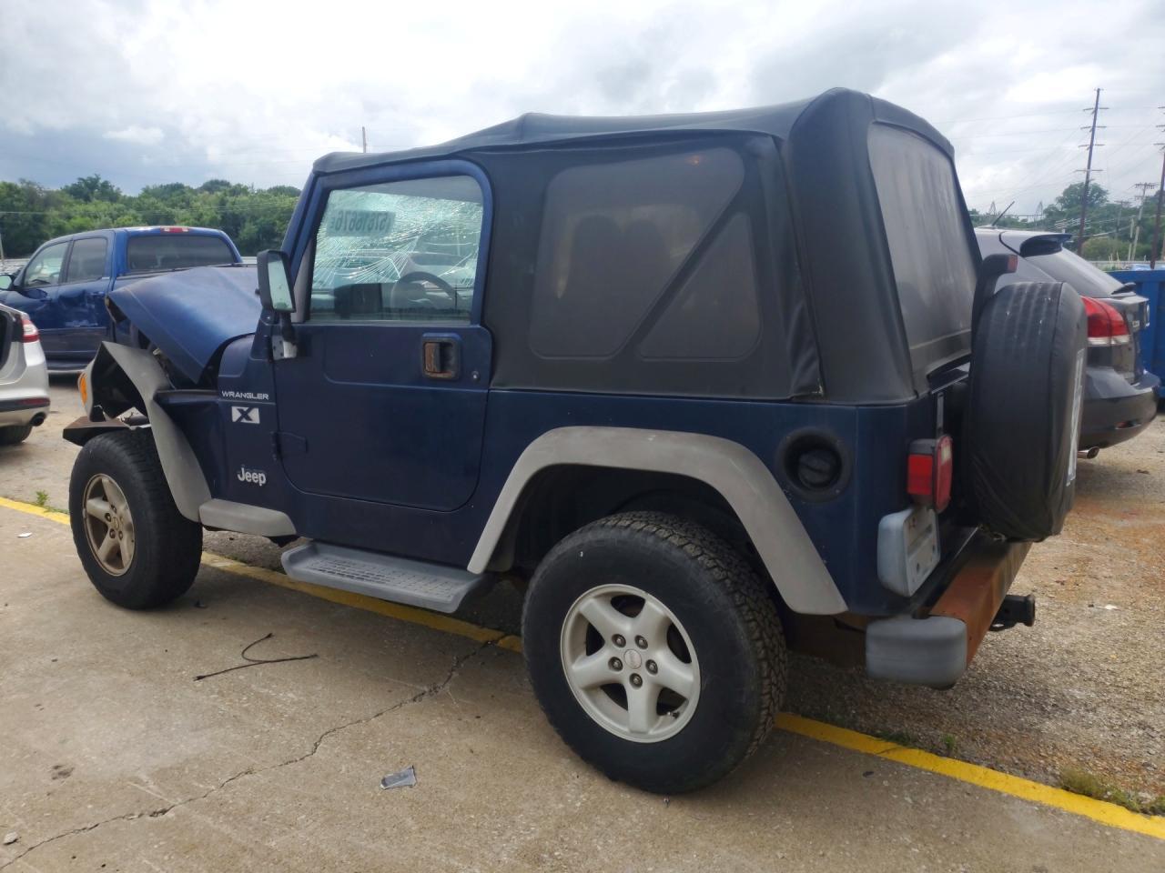 1999 Jeep Other Синий vin: 1J4FA39F72P708301