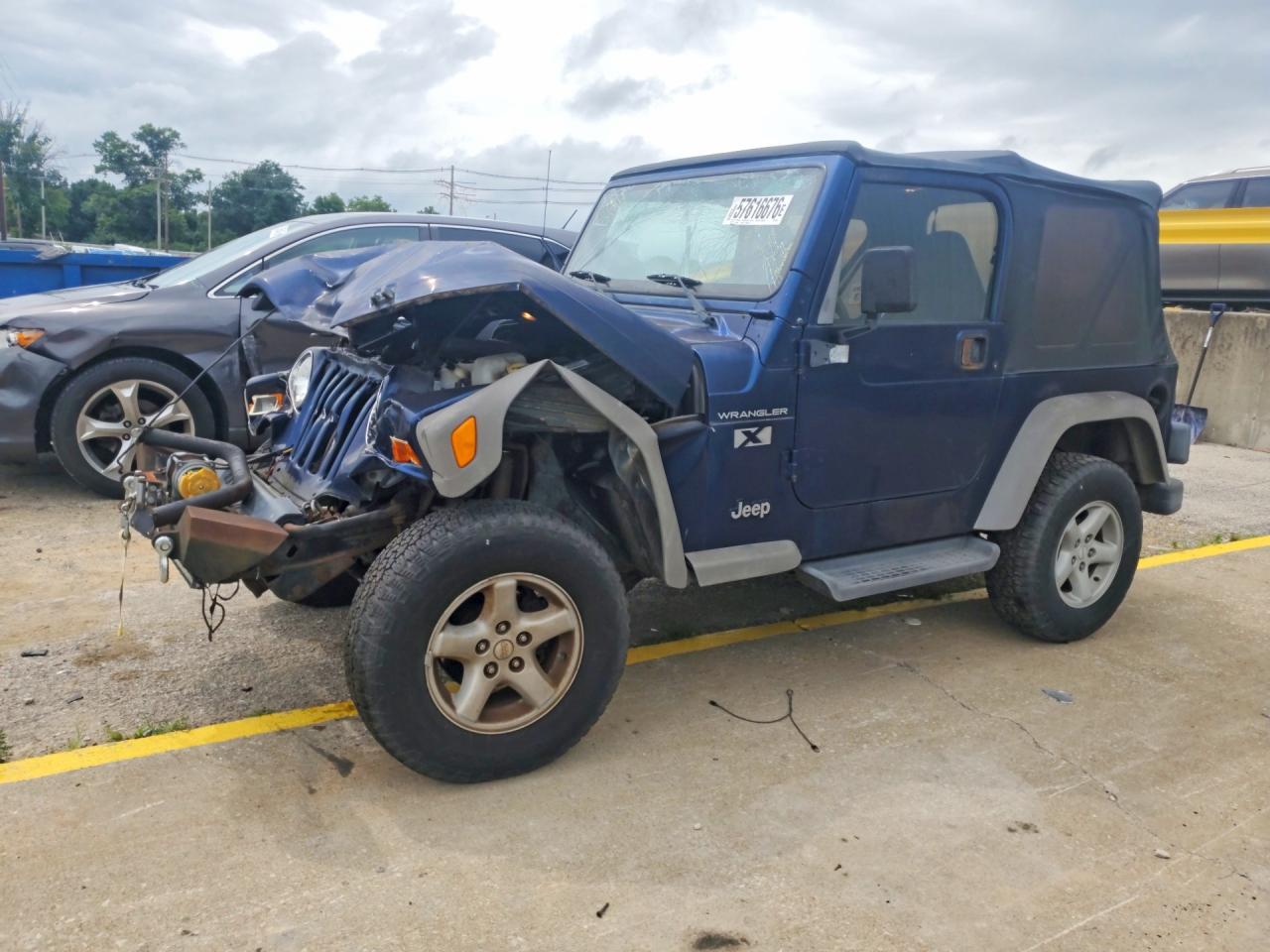 1999 Jeep Other Синий vin: 1J4FA39F72P708301