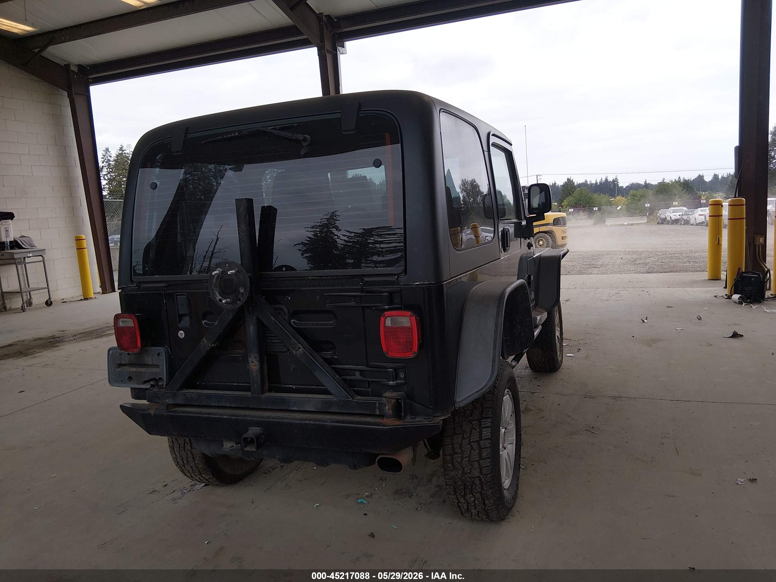 2004 Jeep Wrangler X Black vin: 1J4FA39S04P730737