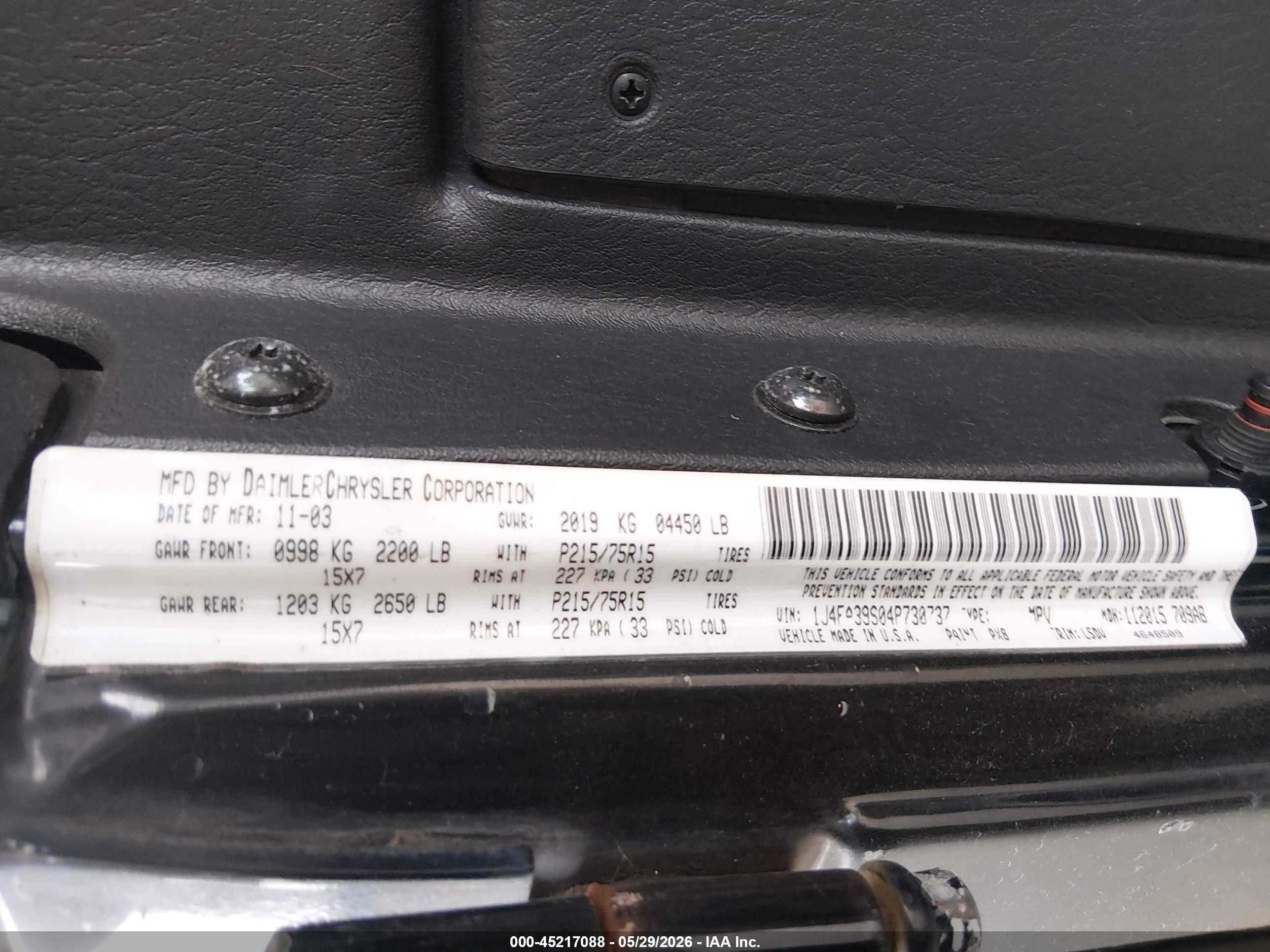 2004 Jeep Wrangler X Black vin: 1J4FA39S04P730737