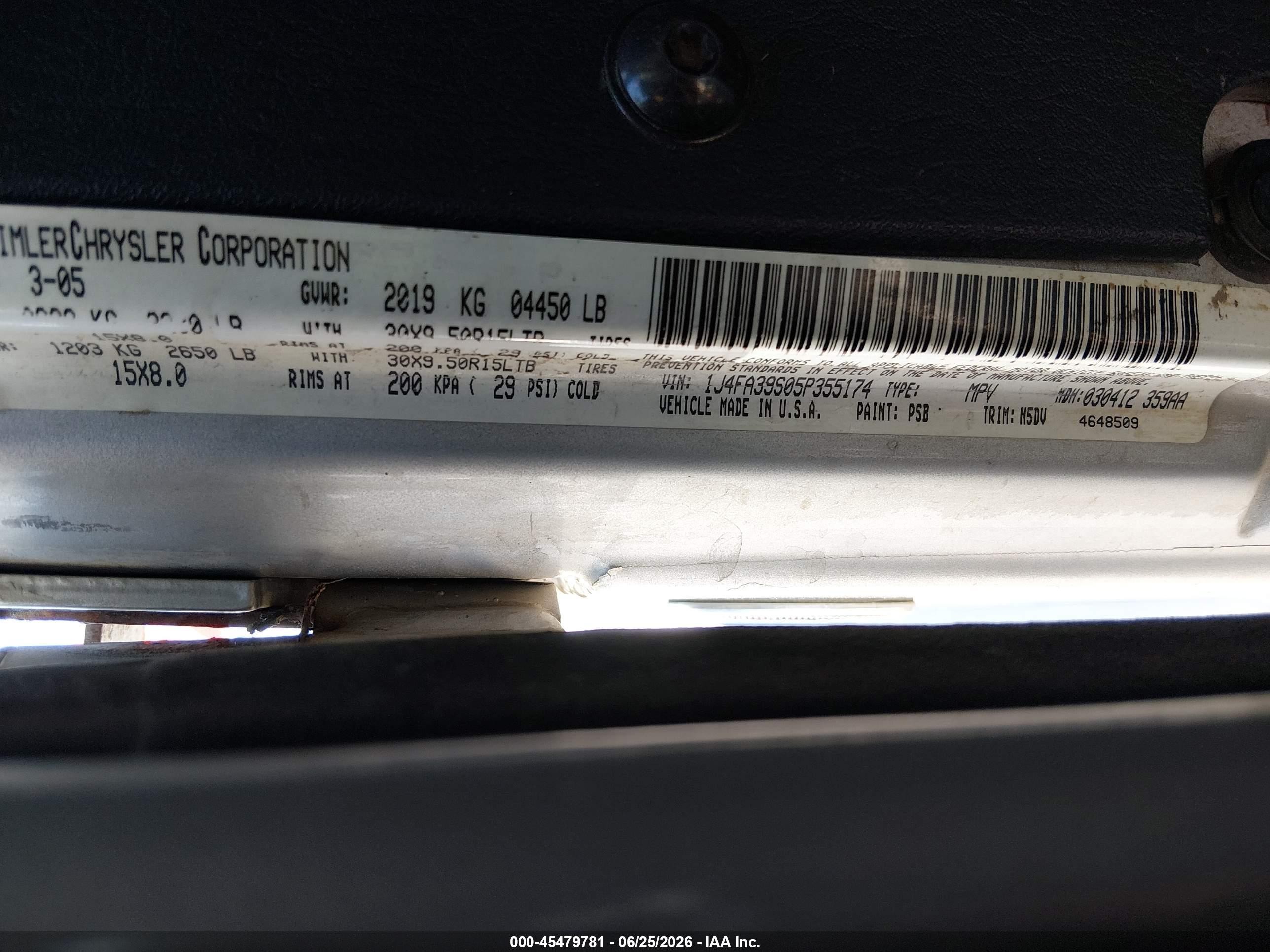 2005 Jeep Wrangler X Серебряный vin: 1J4FA39S05P355174