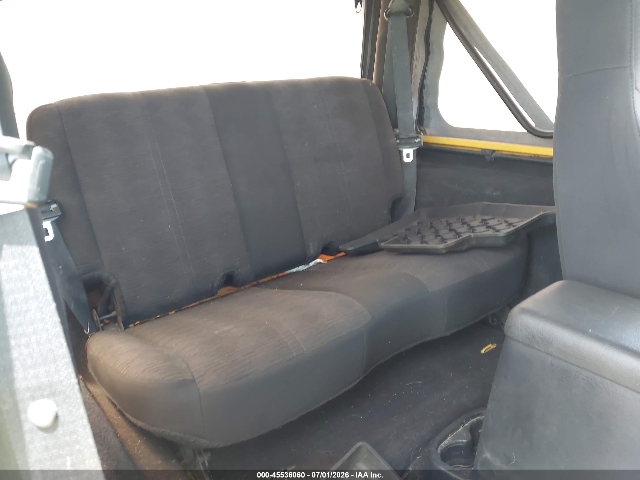 2006 Jeep Wrangler X Yellow vin: 1J4FA39S06P711530