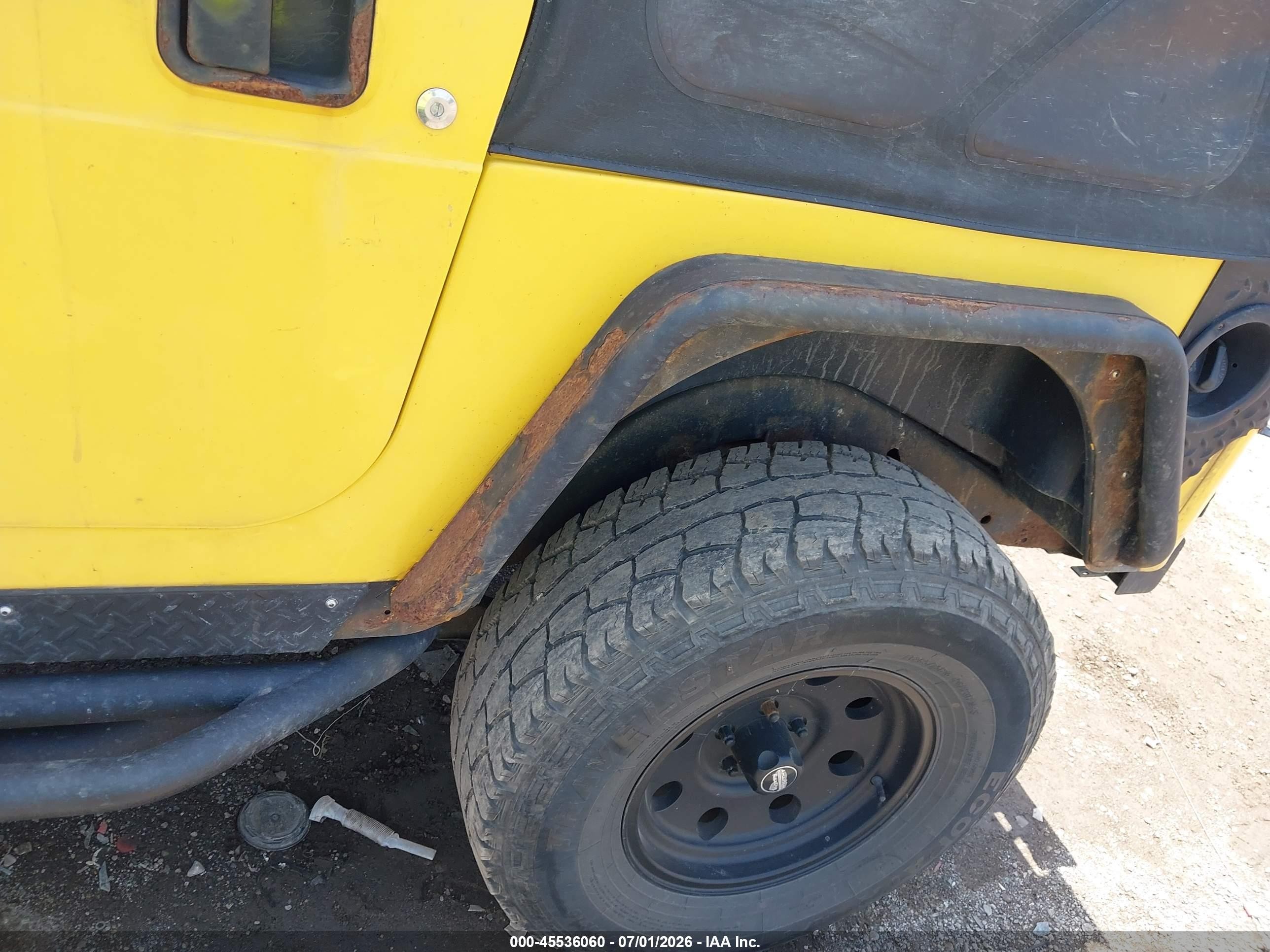 2006 Jeep Wrangler X Yellow vin: 1J4FA39S06P711530