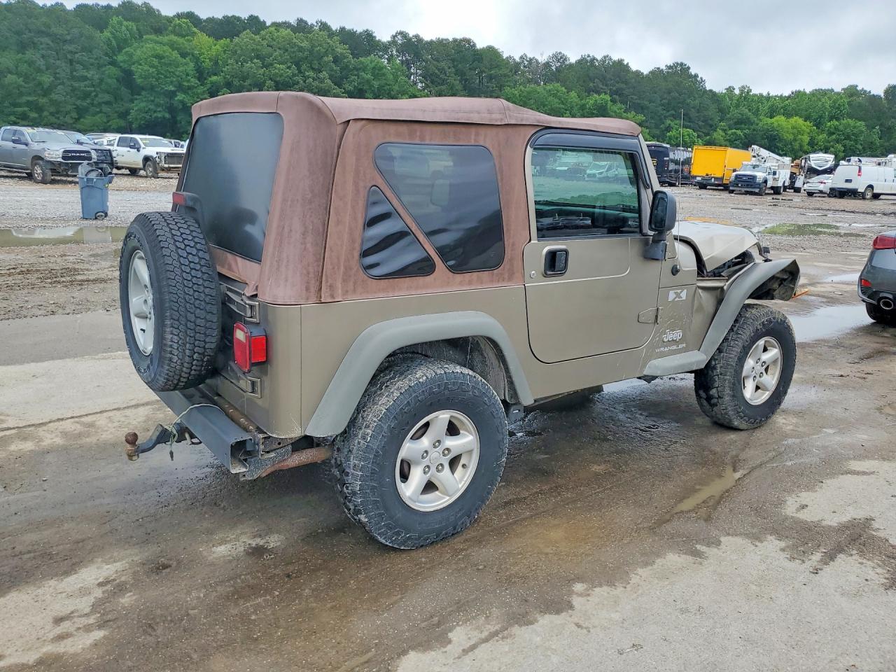 2003 Jeep Wrangler Commando Tan vin: 1J4FA39S13P309091