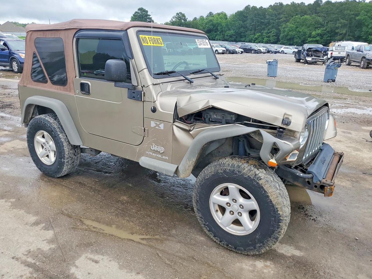 2003 Jeep Wrangler Commando Tan vin: 1J4FA39S13P309091