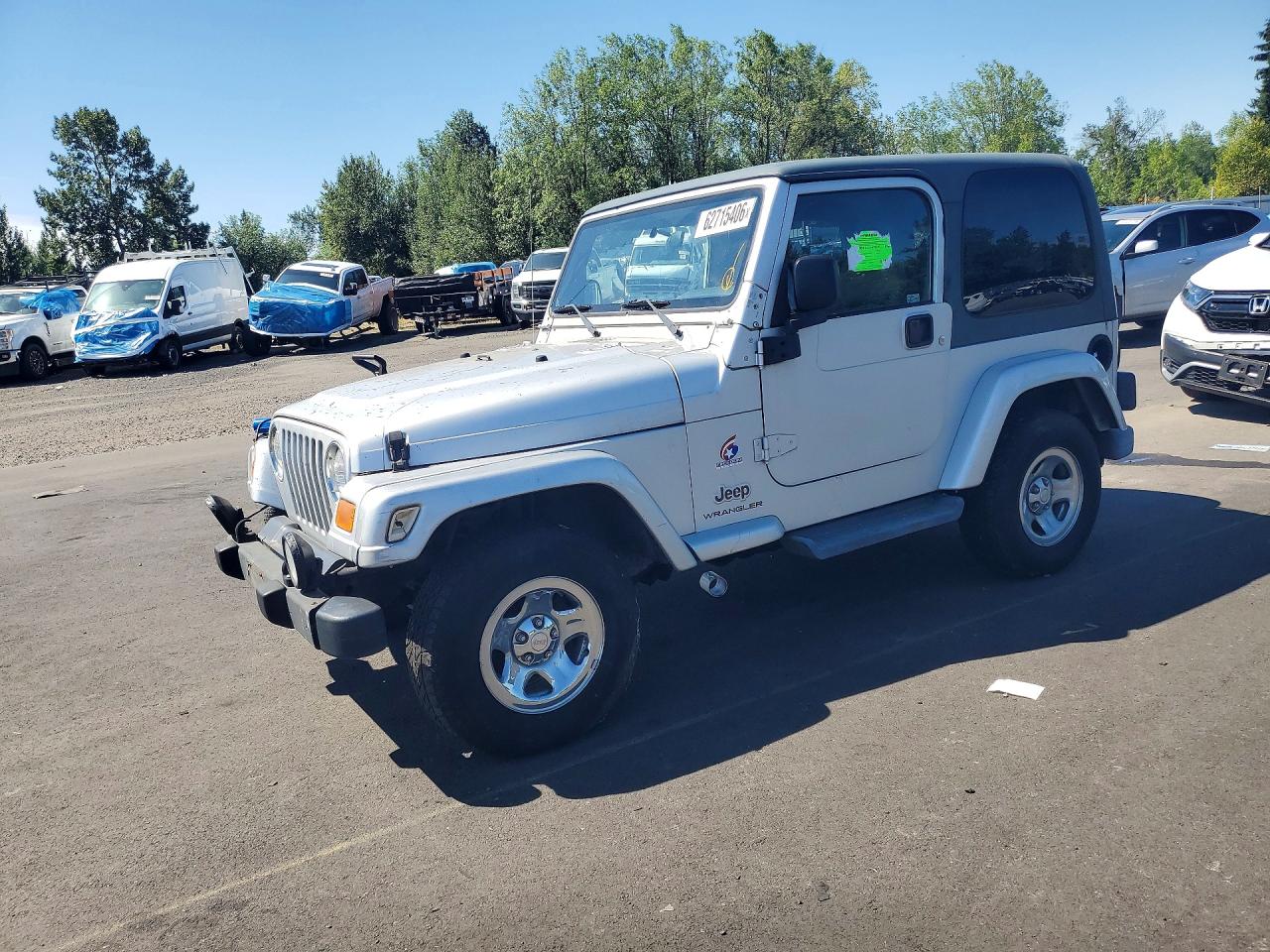 2003 Jeep Wrangler Commando Silver vin: 1J4FA39S13P359375