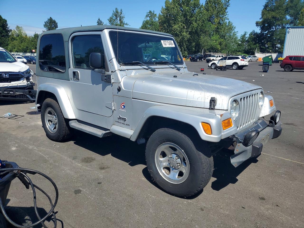 2003 Jeep Wrangler Commando Silver vin: 1J4FA39S13P359375