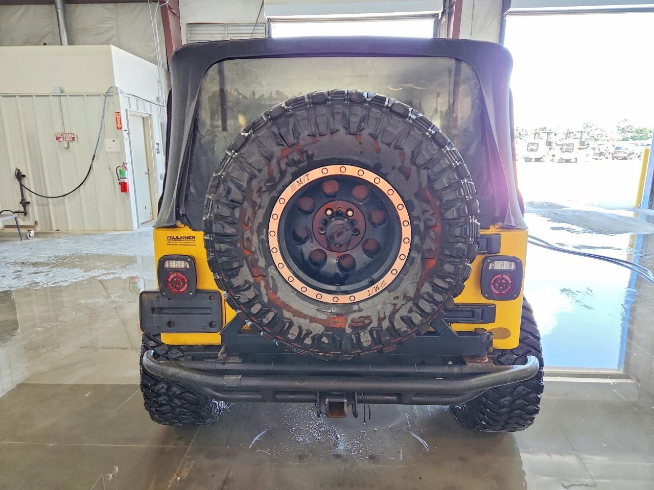 2004 Jeep Wrangler X Yellow vin: 1J4FA39S14P798674