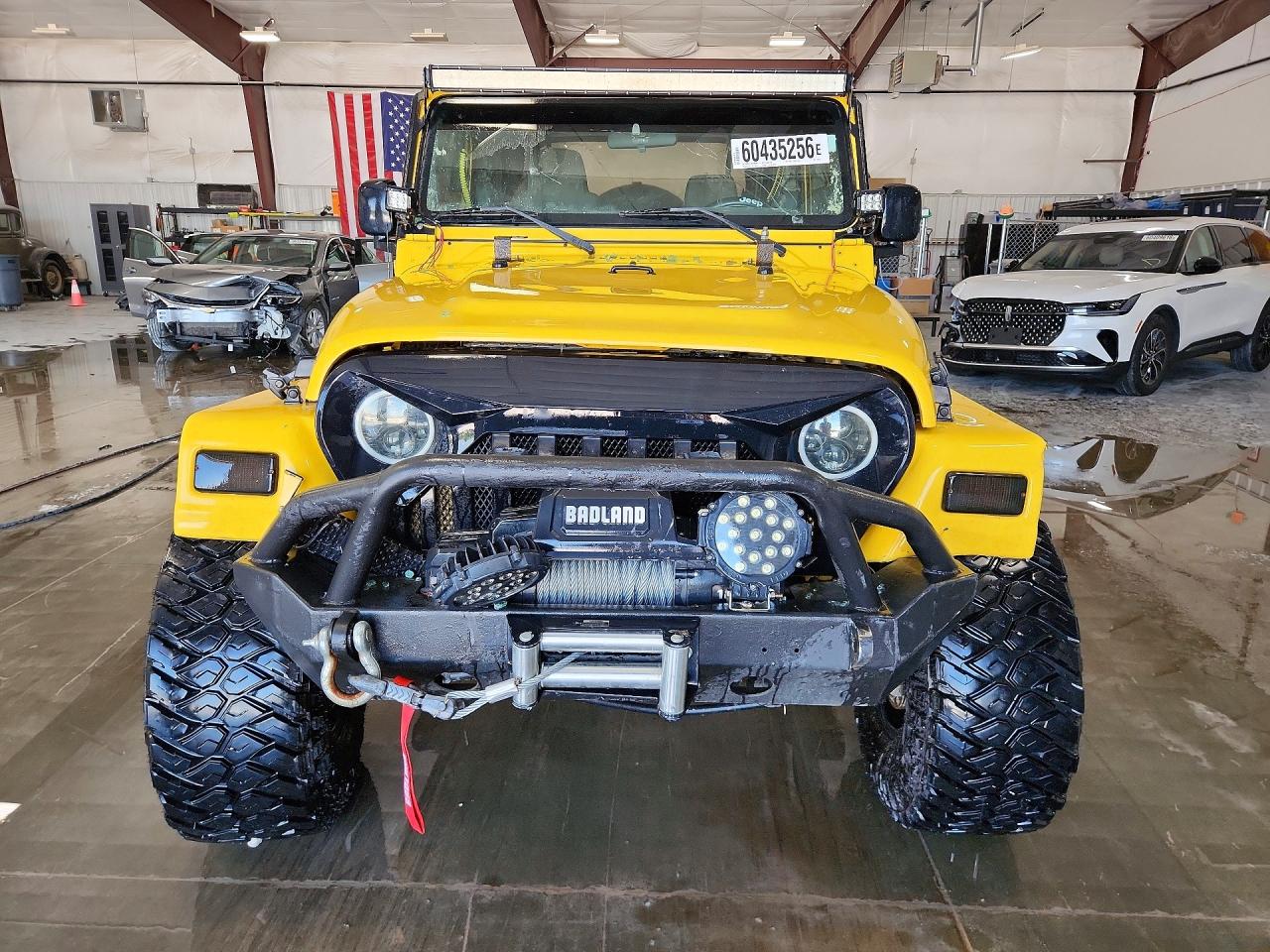 2004 Jeep Wrangler X Yellow vin: 1J4FA39S14P798674