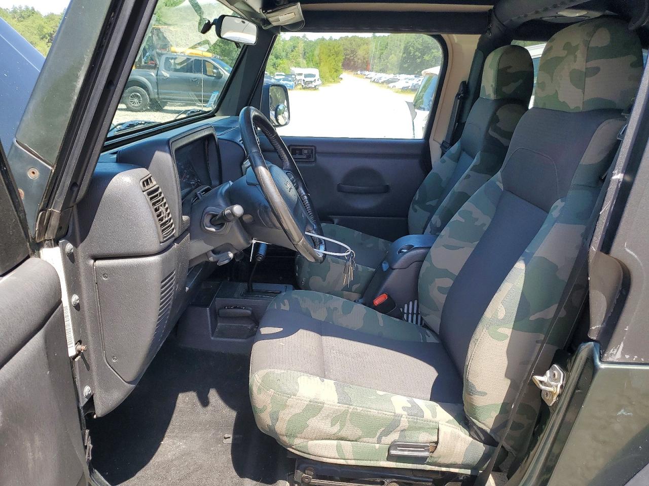 2005 Jeep Wrangler X Green vin: 1J4FA39S15P319283
