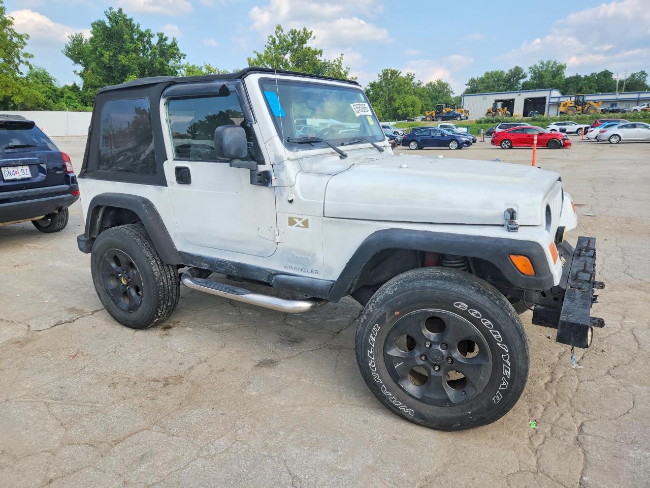 2005 Jeep Wrangler X White vin: 1J4FA39S15P358777