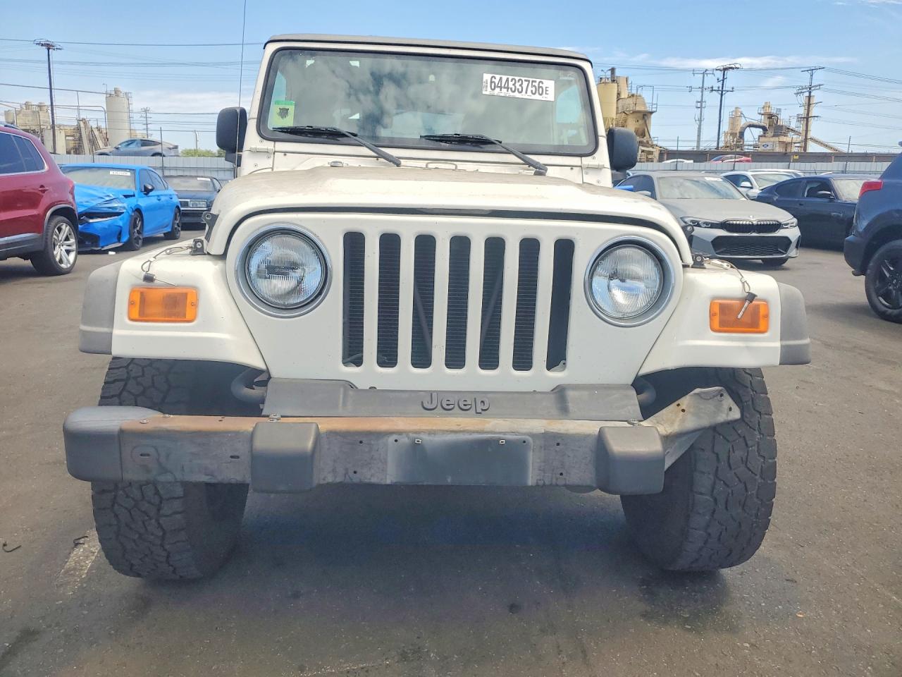 2005 Jeep Wrangler X White vin: 1J4FA39S15P359184