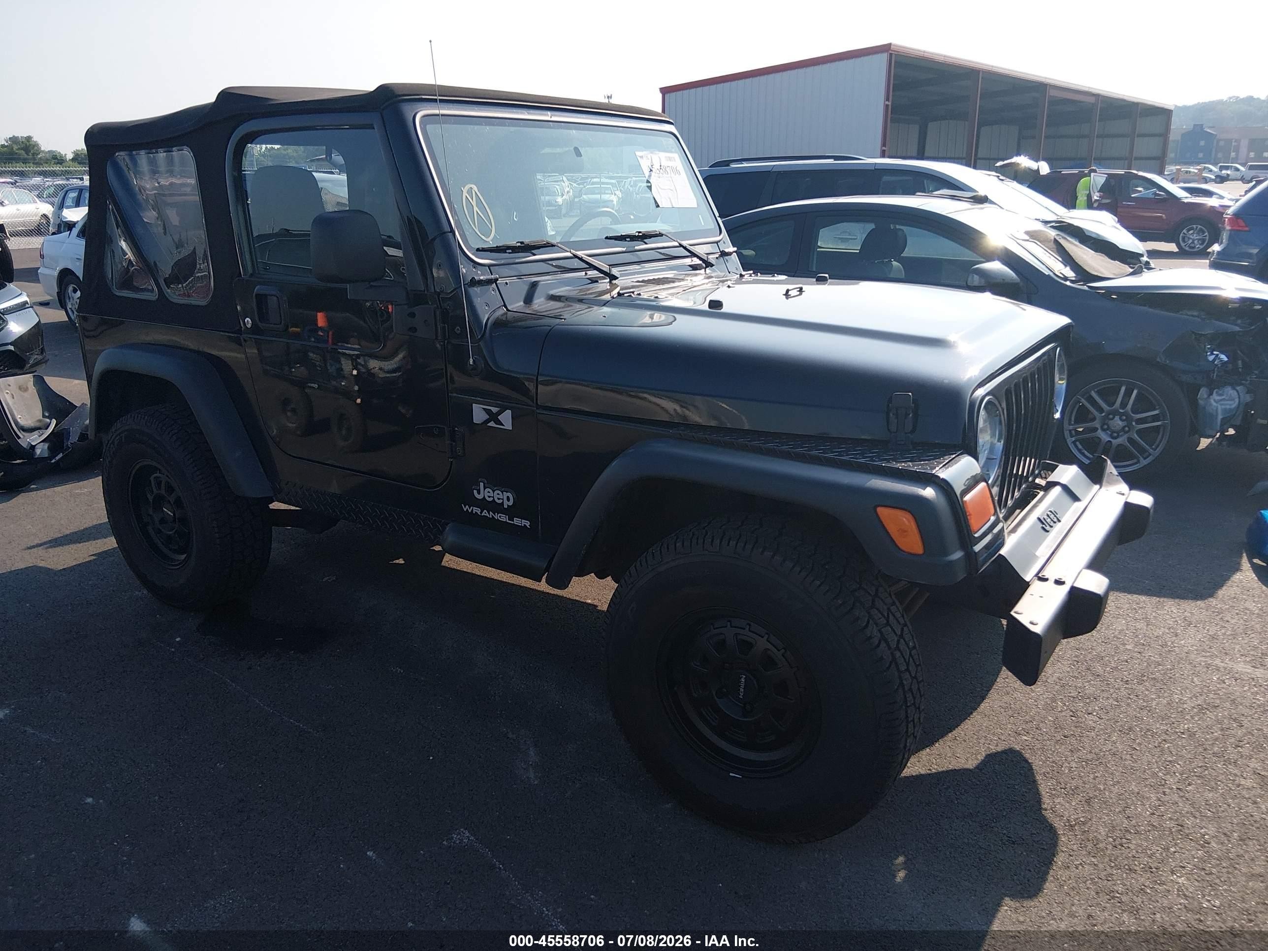 2006 Jeep Wrangler X Черный vin: 1J4FA39S16P706711