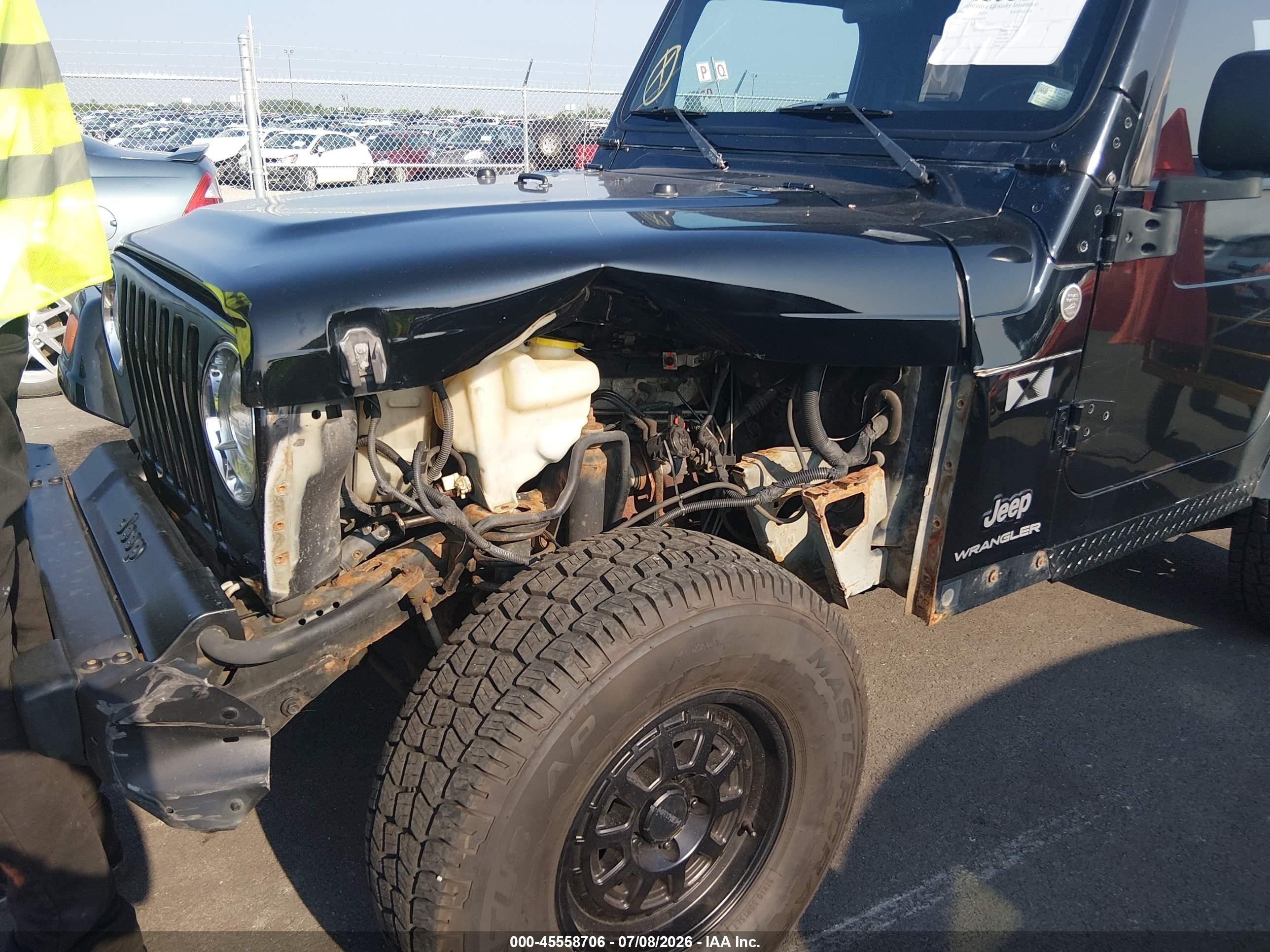 2006 Jeep Wrangler X Черный vin: 1J4FA39S16P706711