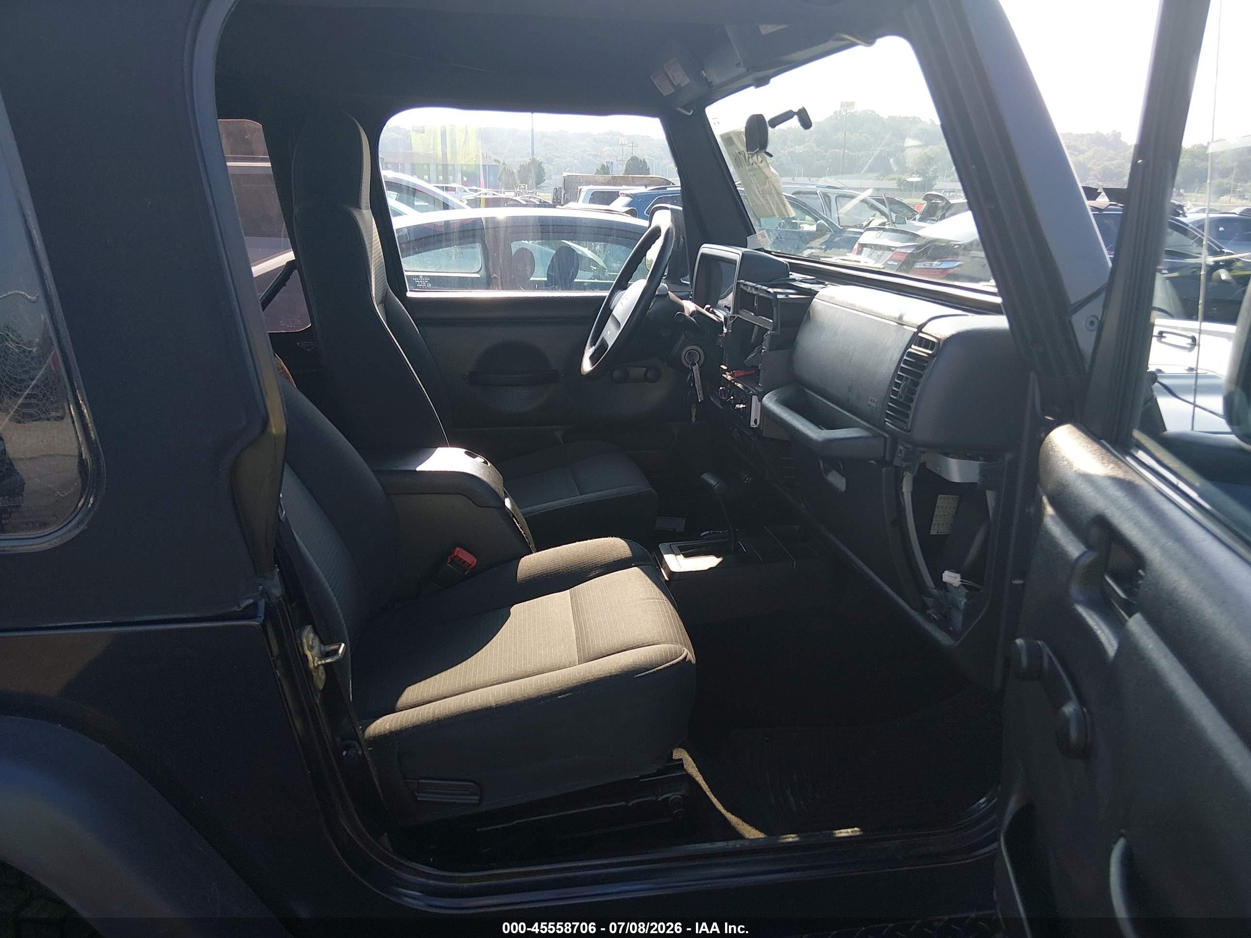 2006 Jeep Wrangler X Черный vin: 1J4FA39S16P706711