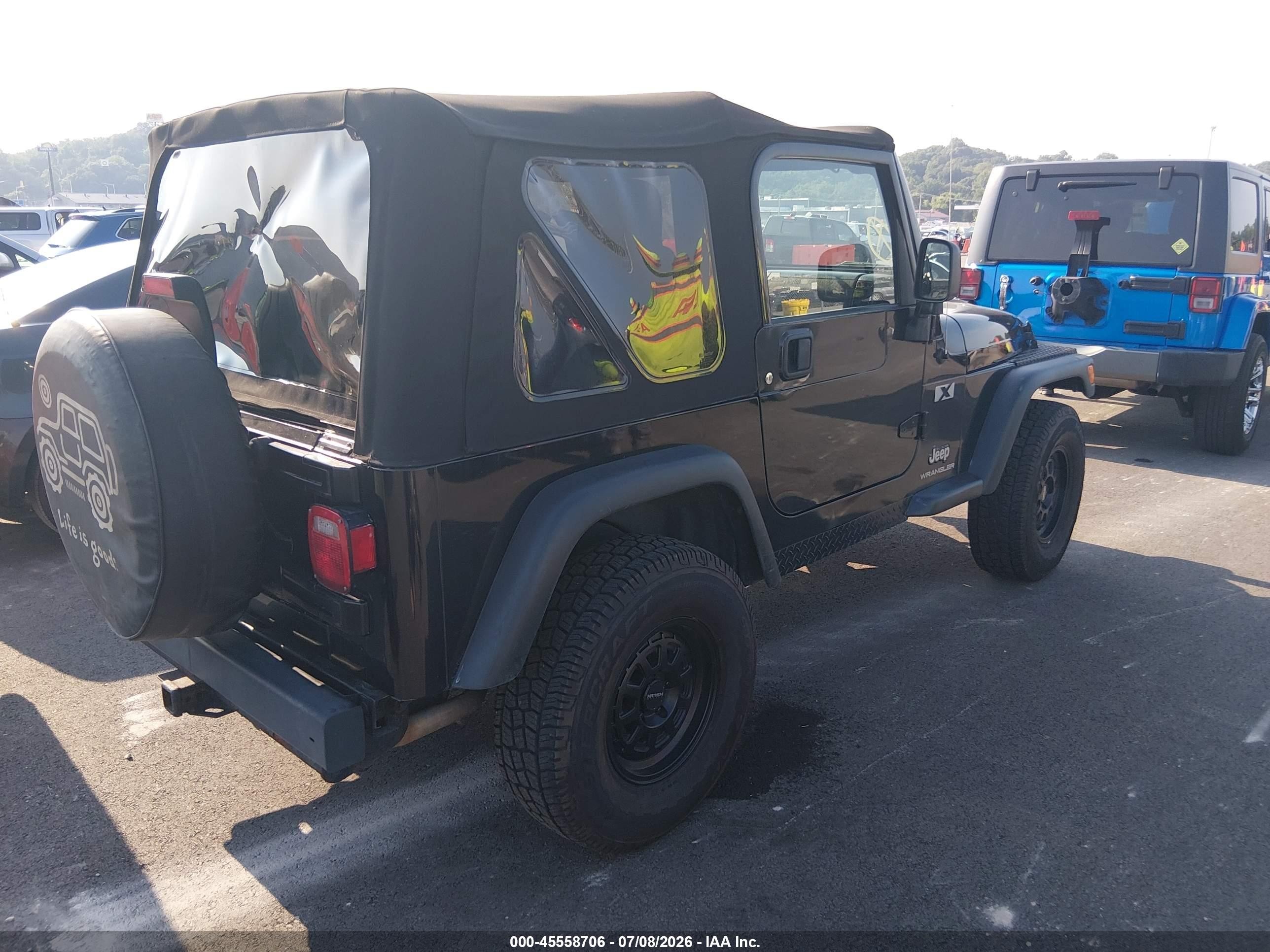 2006 Jeep Wrangler X Черный vin: 1J4FA39S16P706711