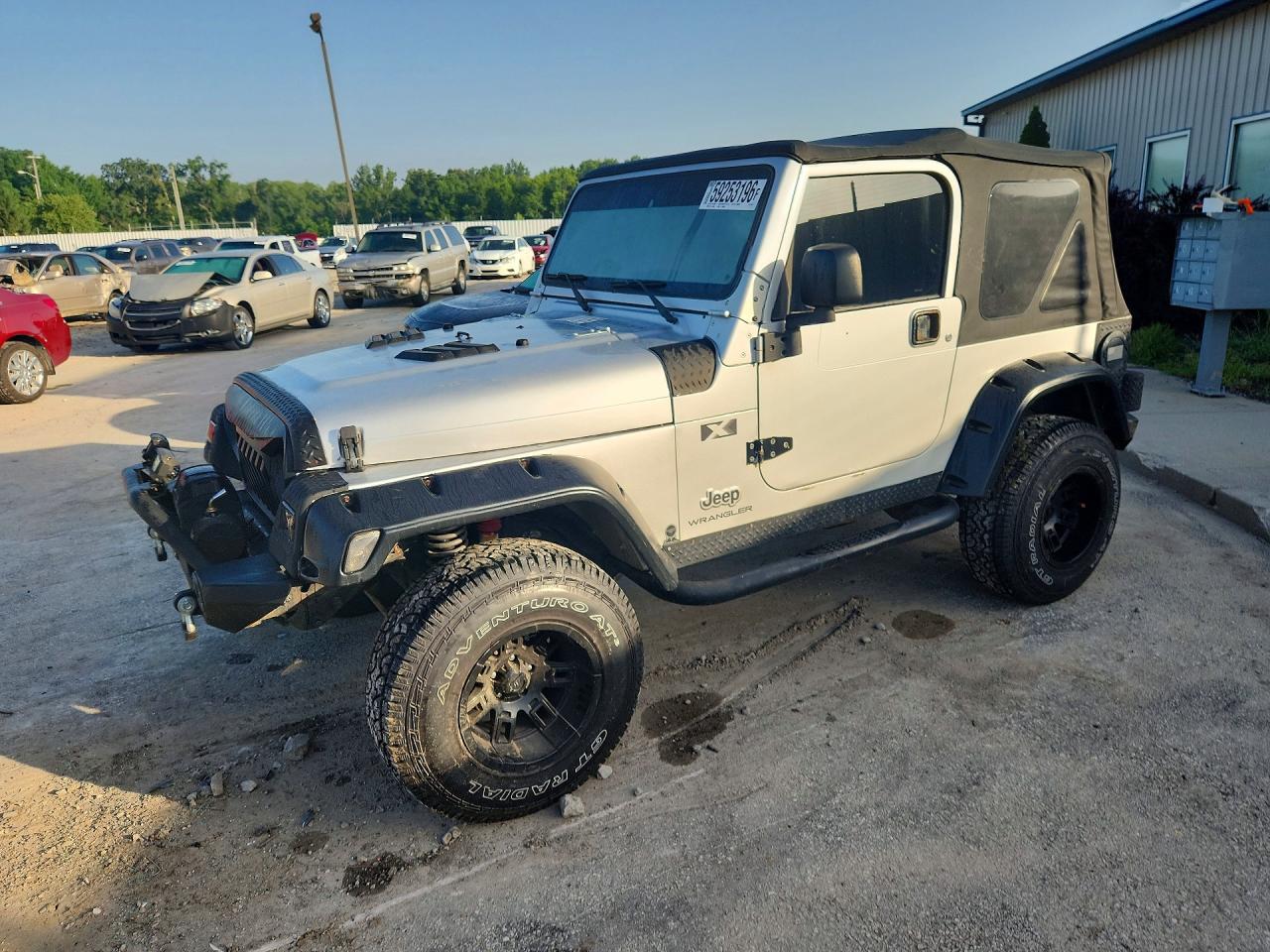 2003 Jeep Wrangler Commando/x Gray vin: 1J4FA39S23P348207