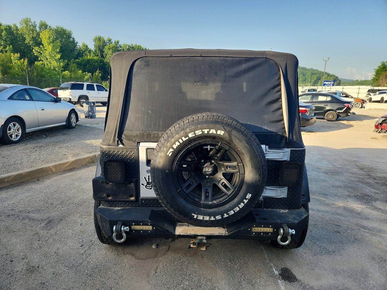 2003 Jeep Wrangler Commando/x Gray vin: 1J4FA39S23P348207