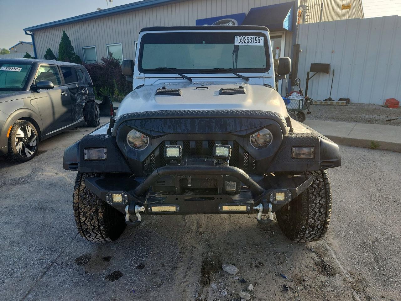 2003 Jeep Wrangler Commando/x Gray vin: 1J4FA39S23P348207
