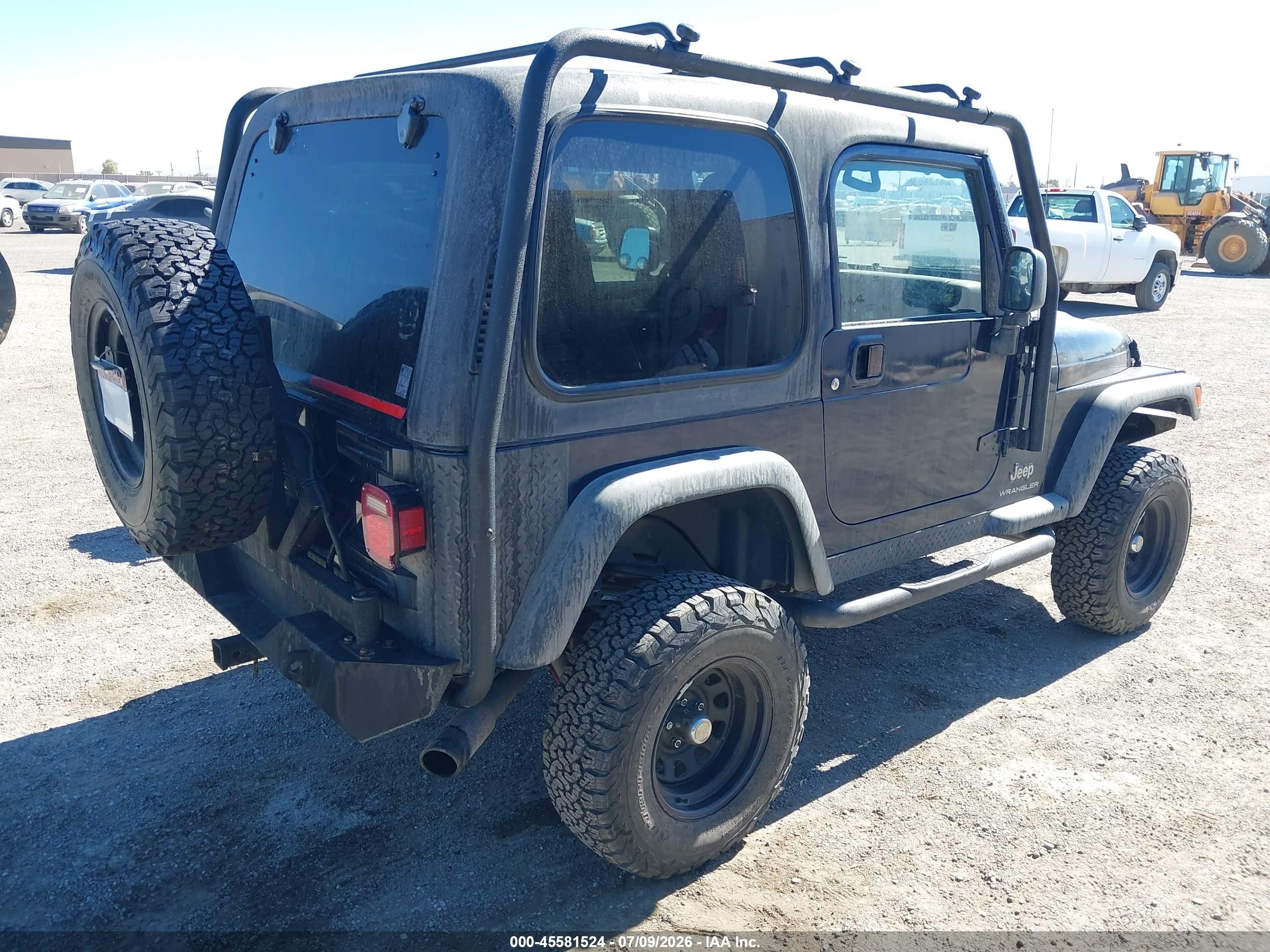 2004 Jeep Wrangler X Blue vin: 1J4FA39S24P791698