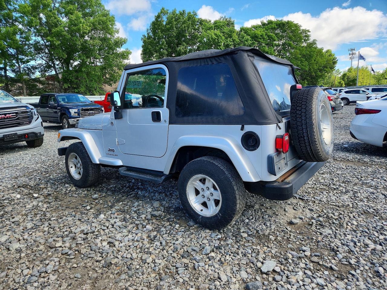 2005 Jeep Wrangler X Серебряный vin: 1J4FA39S25P353880