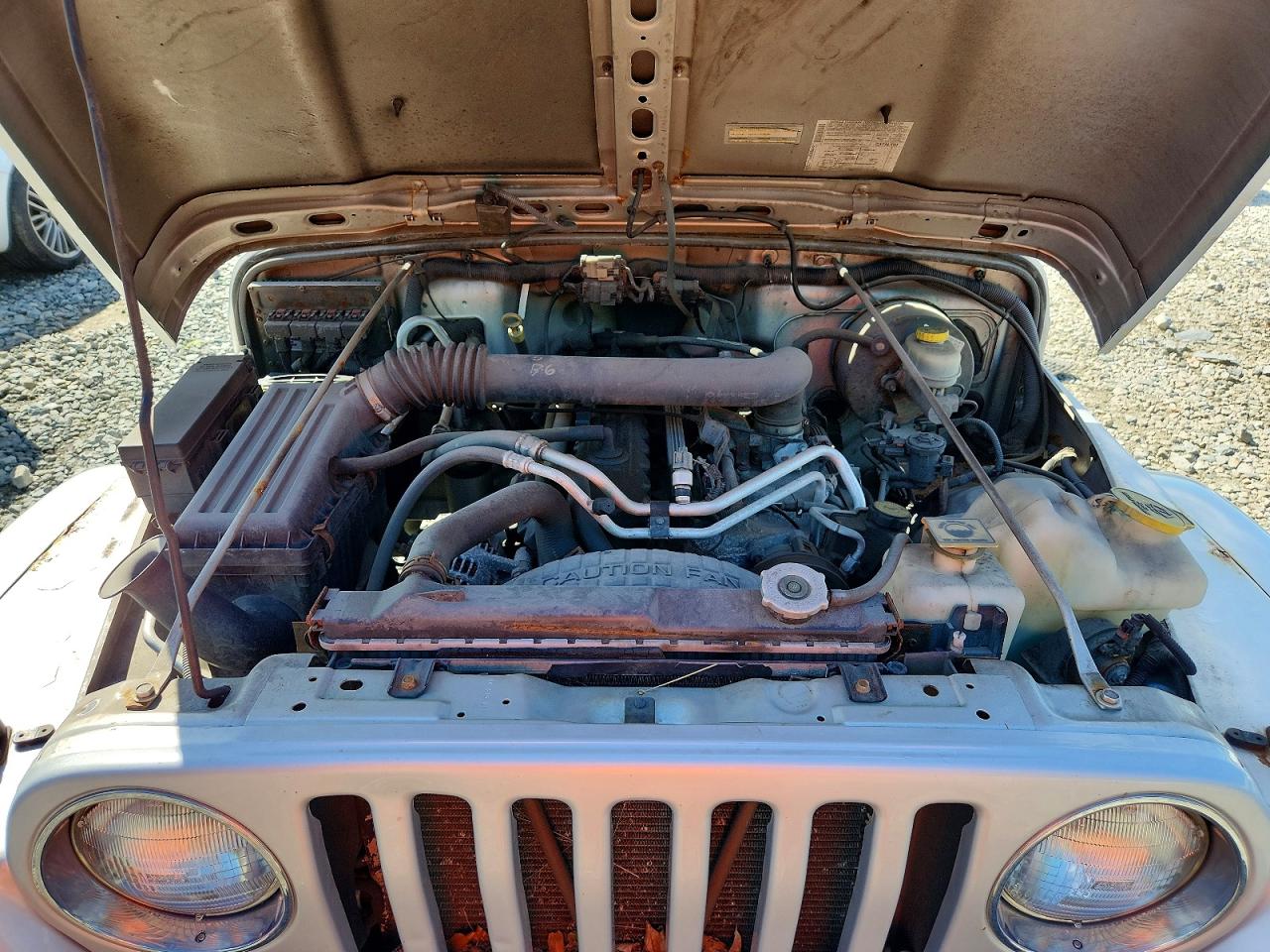 2005 Jeep Wrangler X Серебряный vin: 1J4FA39S25P353880