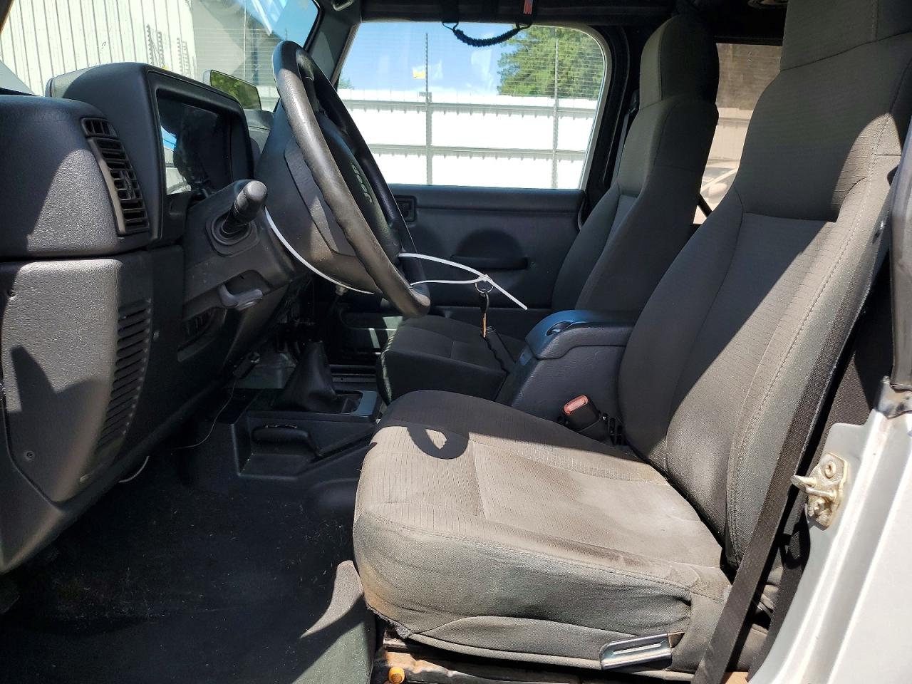 2006 Jeep Wrangler X Gray vin: 1J4FA39S26P728765