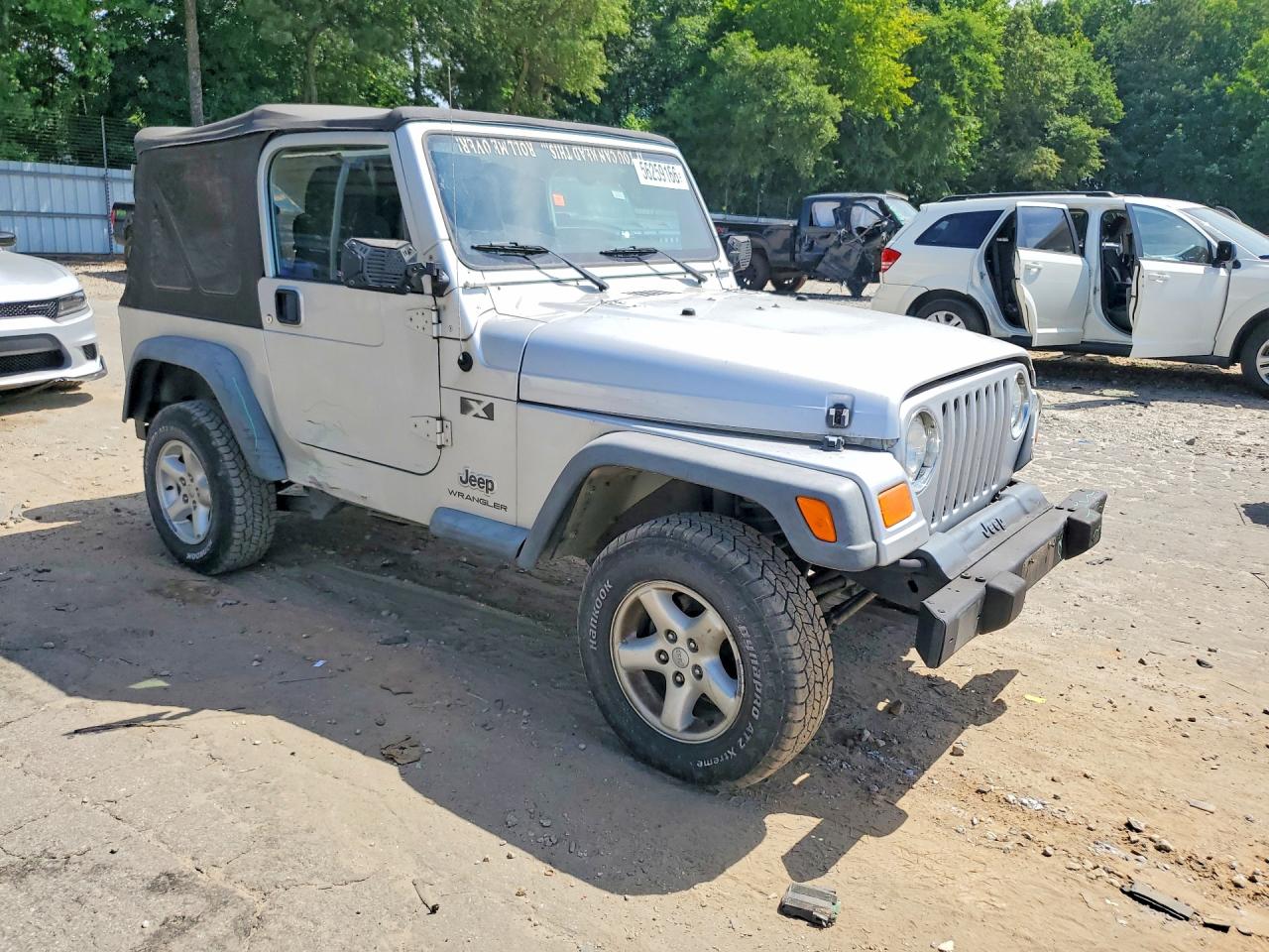 2006 Jeep Wrangler X Gray vin: 1J4FA39S26P728765