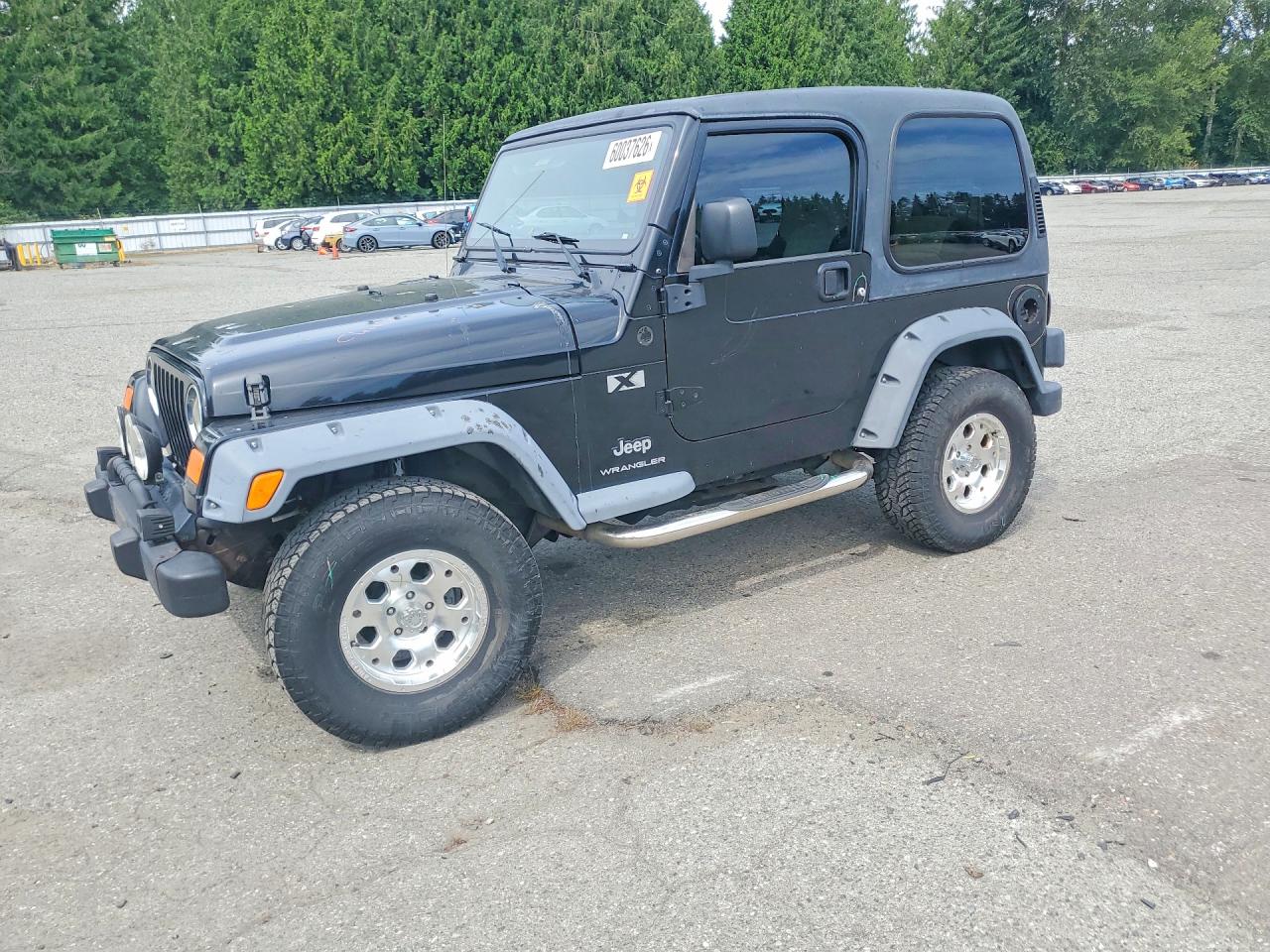 2006 Jeep Wrangler X Black vin: 1J4FA39S26P732668