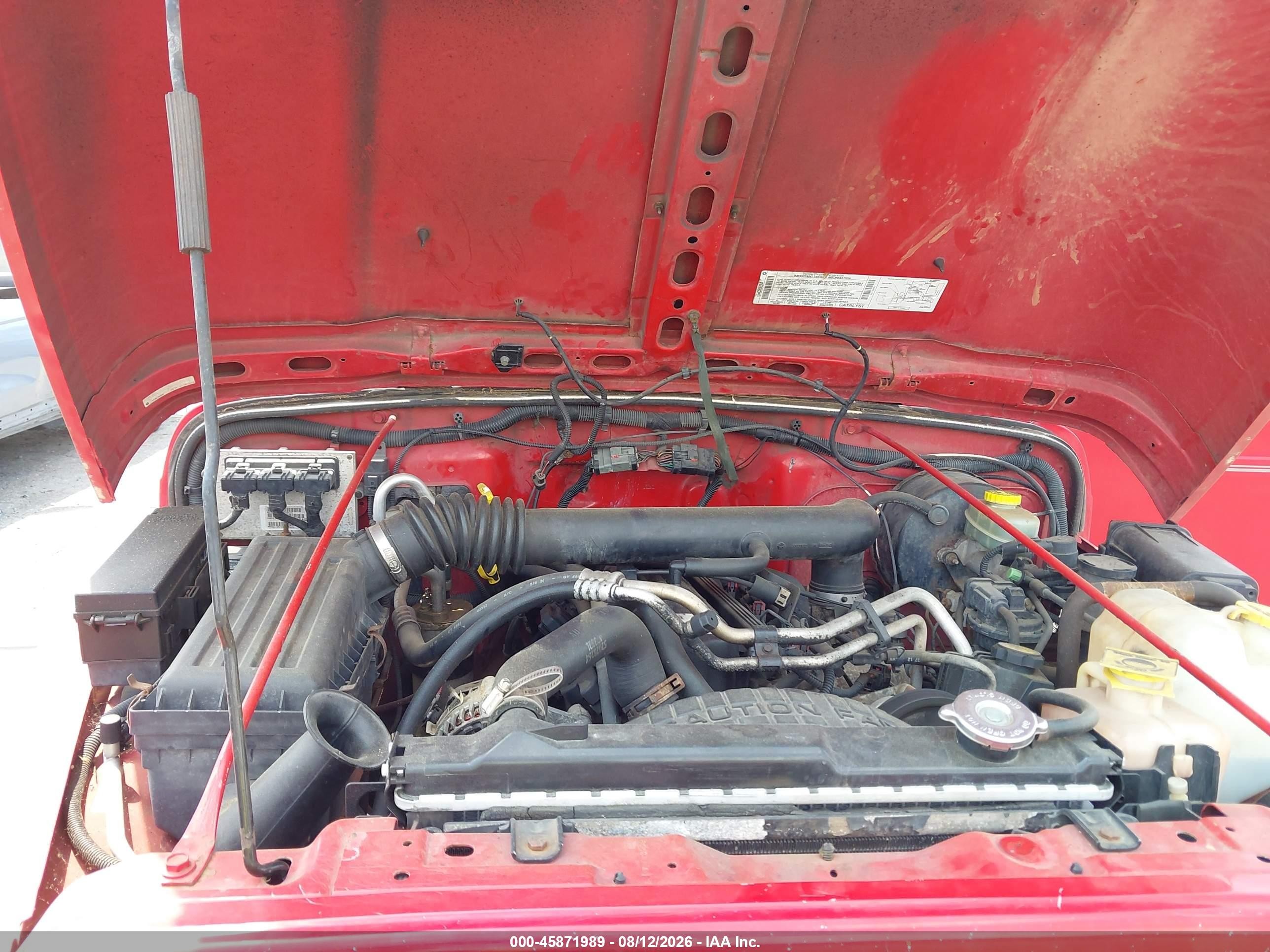 2002 Jeep Wrangler X Red vin: 1J4FA39S32P726811
